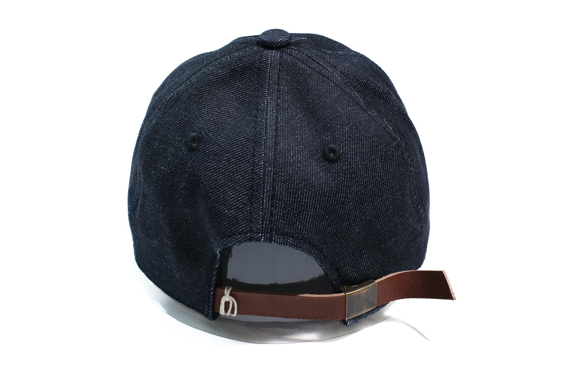 Denime X Warehouse 14oz "D Applique" Denim Baseball Cap (Indigo)