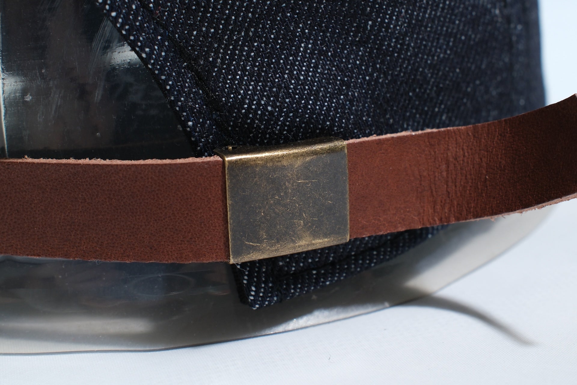 Denime X Warehouse 14oz "D Applique" Denim Baseball Cap (Indigo)