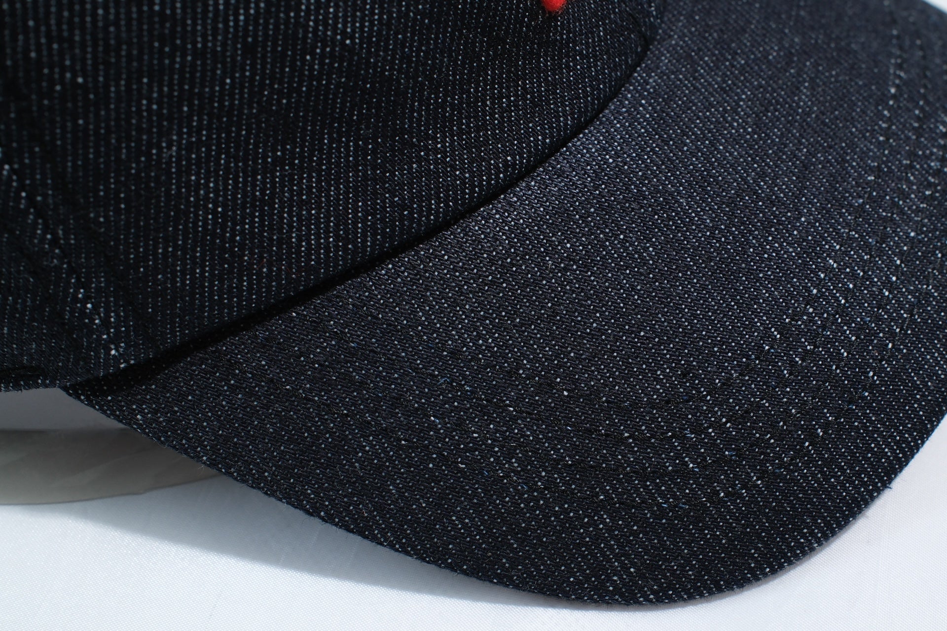 Denime X Warehouse 14oz "D Applique" Denim Baseball Cap (Indigo)
