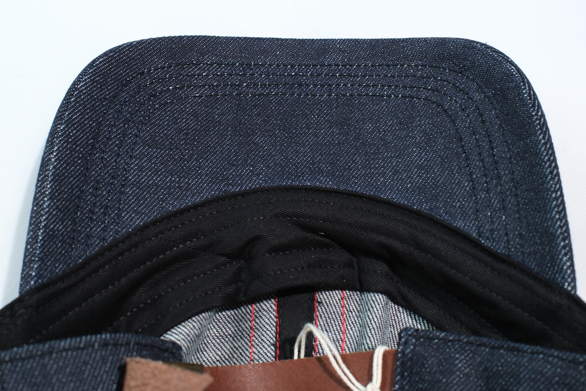 Denime X Warehouse 14oz "D Applique" Denim Baseball Cap (Indigo)