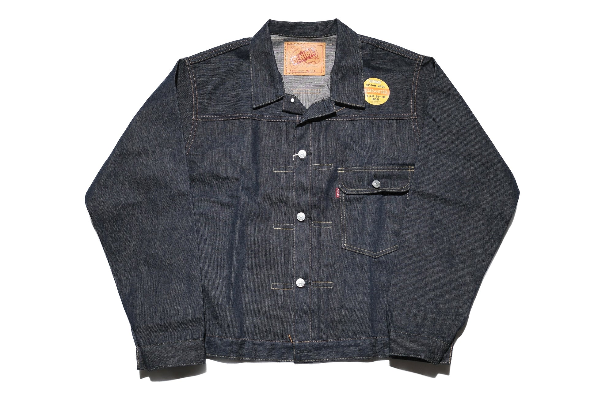 Denime X Warehouse Co. LOT. 231XX-47 14.5oz Indigo Dyed Type 1 Denim Jacket