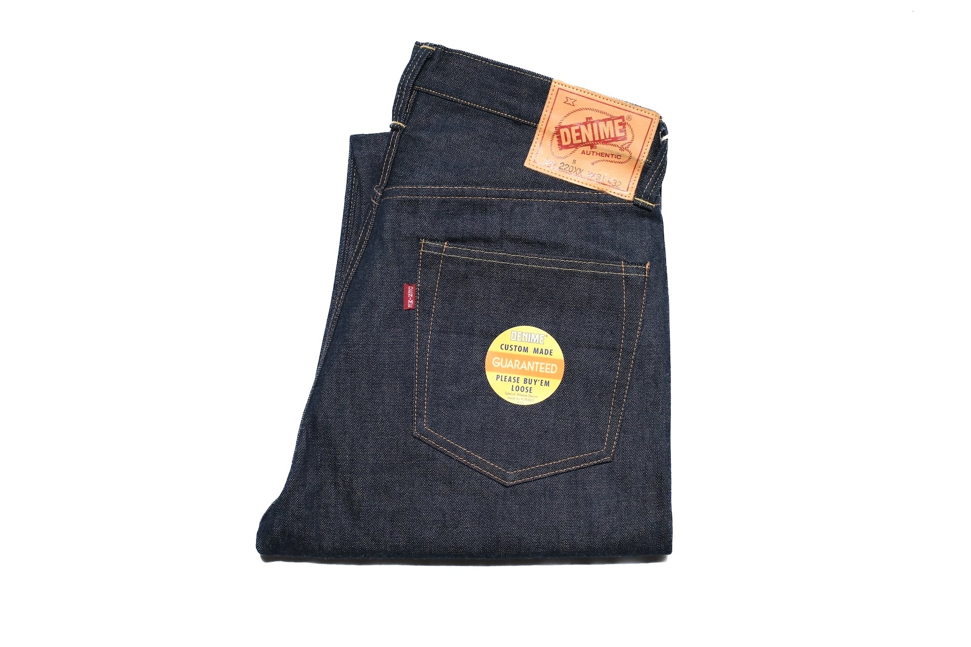 Denime X Warehouse Co. 14.5oz Indigo Dyed 220XX-S (WWII Model) Denim (Relaxed Straight fit)