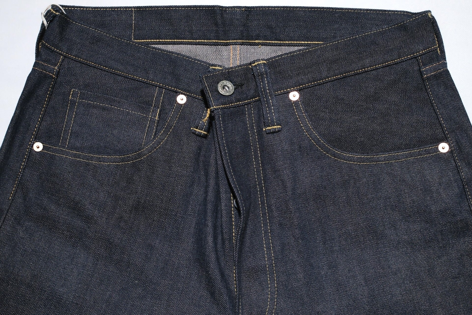 Denime X Warehouse Co. 14.5oz Indigo Dyed 220XX-S (WWII Model) Denim (Relaxed Straight fit)