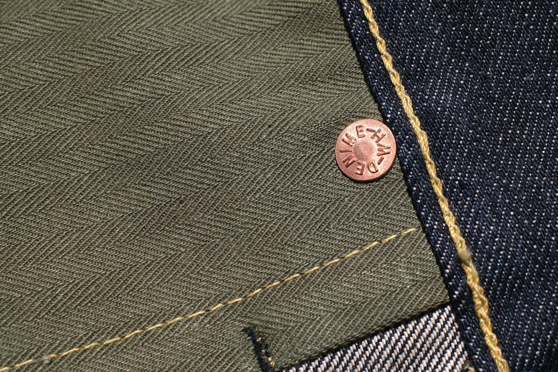 Denime X Warehouse Co. 14.5oz Indigo Dyed 220XX-S (WWII Model) Denim (Relaxed Straight fit)