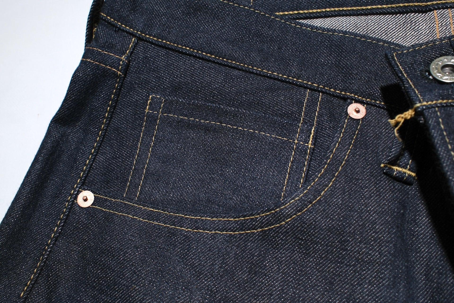 Denime X Warehouse Co. 14.5oz Indigo Dyed 220XX-S (WWII Model) Denim (Relaxed Straight fit)