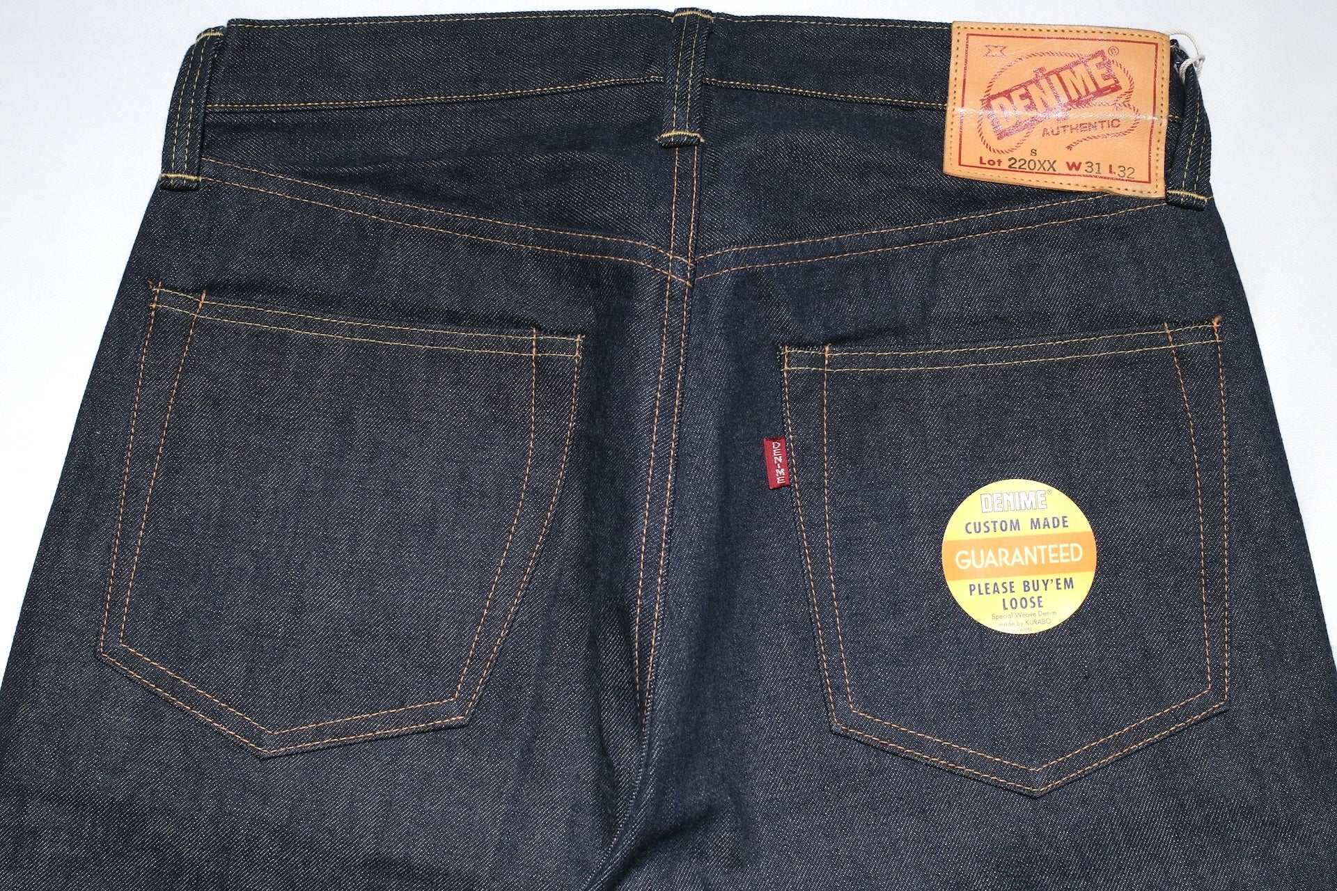 Denime X Warehouse Co. 14.5oz Indigo Dyed 220XX-S (WWII Model) Denim (Relaxed Straight fit)