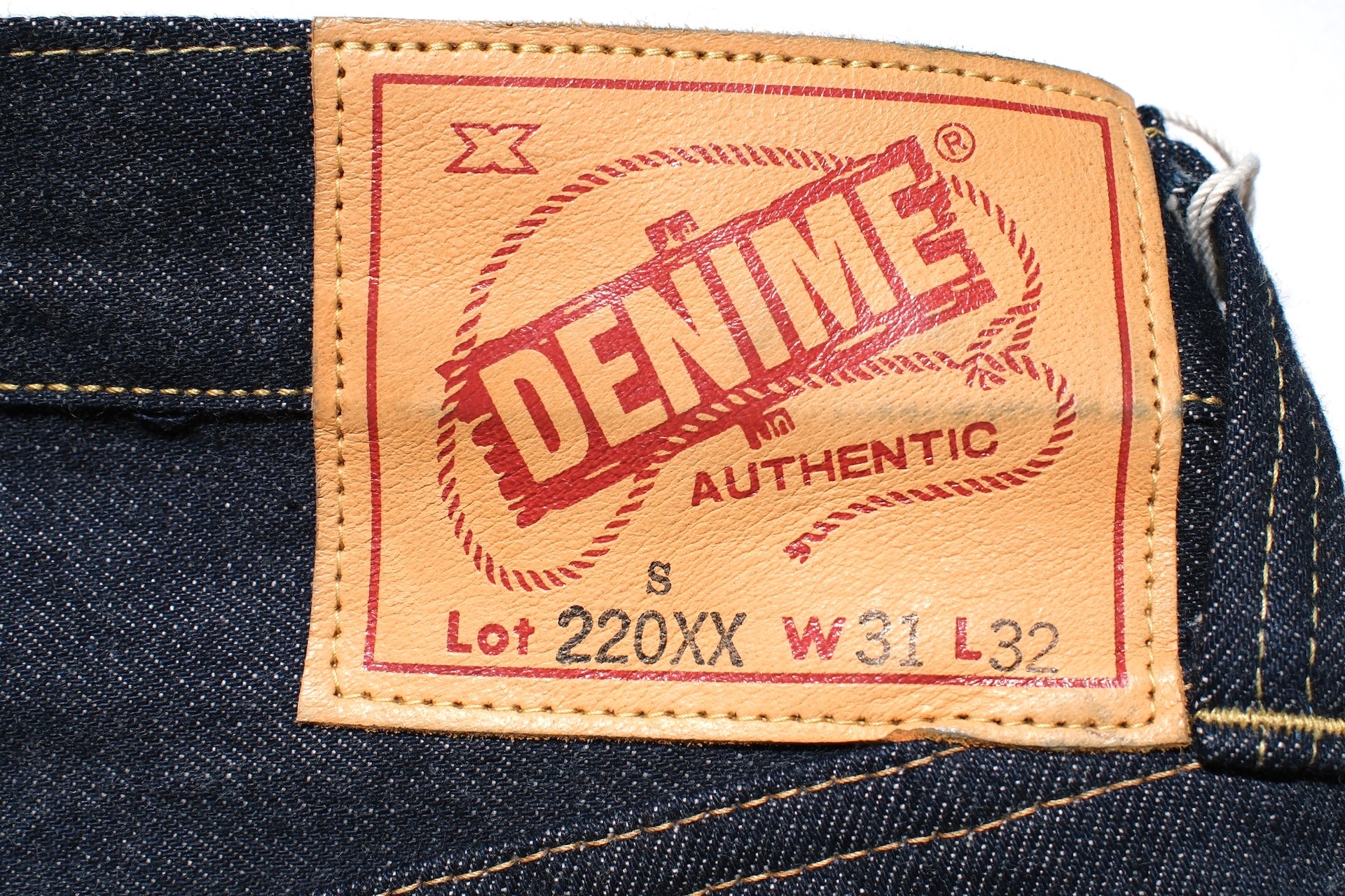 Denime X Warehouse Co. 14.5oz Indigo Dyed 220XX-S (WWII Model) Denim (Relaxed Straight fit)