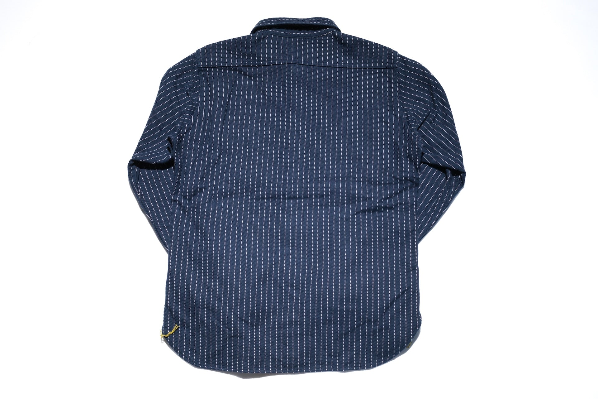 Iron Heart Ultra-Heavyweight "Wabashed" Flannel Work Shirt (Midnight Navy)