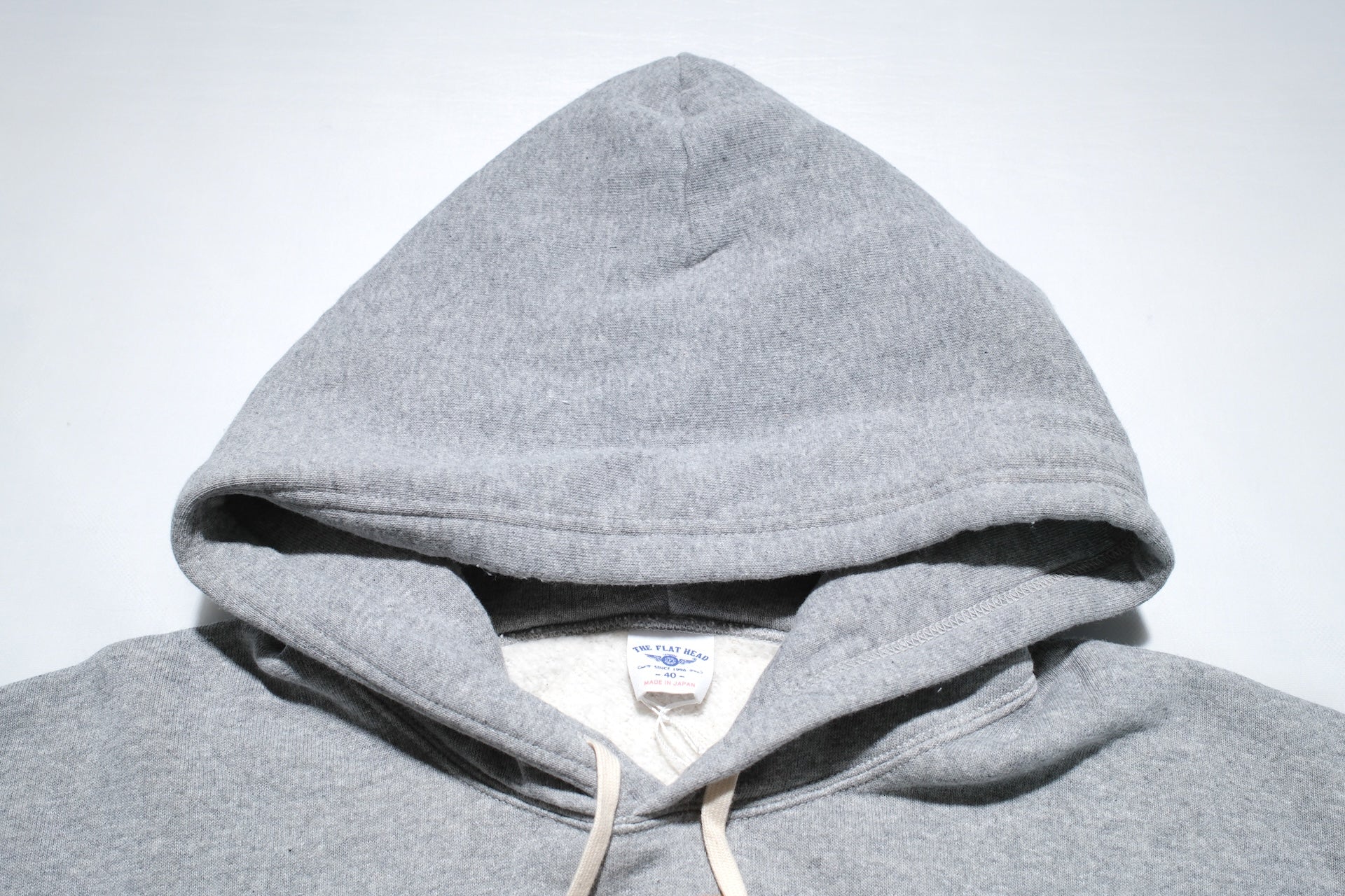 The Flat Head 11oz "Cowboy" Loopwheeled Pull-Over (Grey)