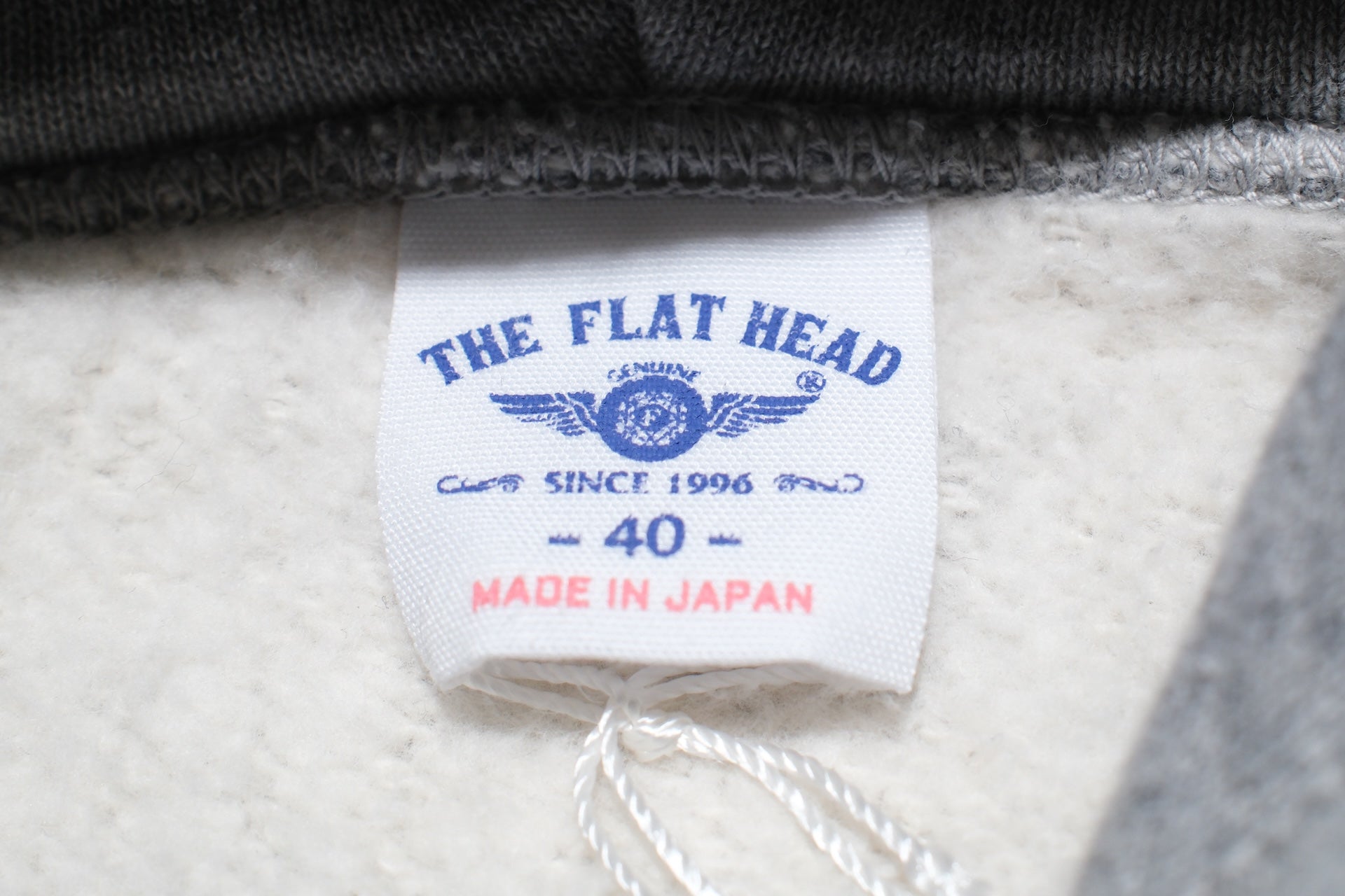 The Flat Head 11oz "Cowboy" Loopwheeled Pull-Over (Grey)