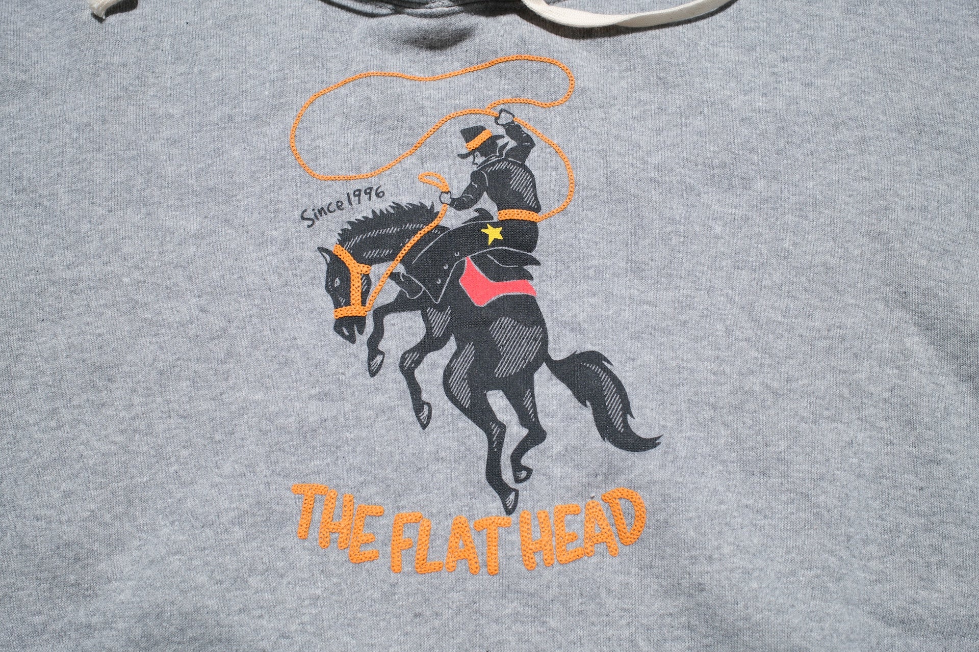 The Flat Head 11oz "Cowboy" Loopwheeled Pull-Over (Grey)