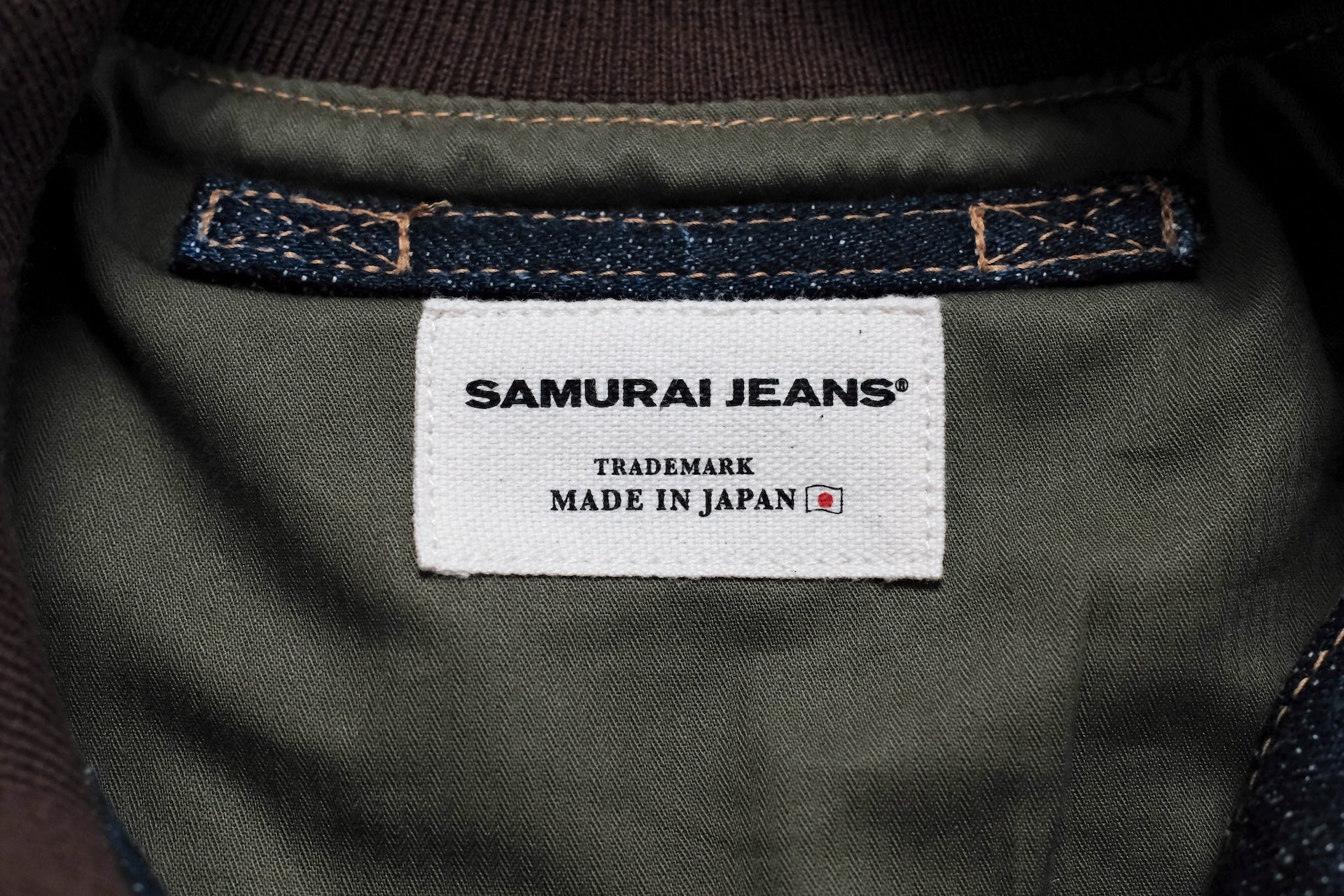 Samurai 17oz Indigo Dyed Denim A-1 Flight Jacket