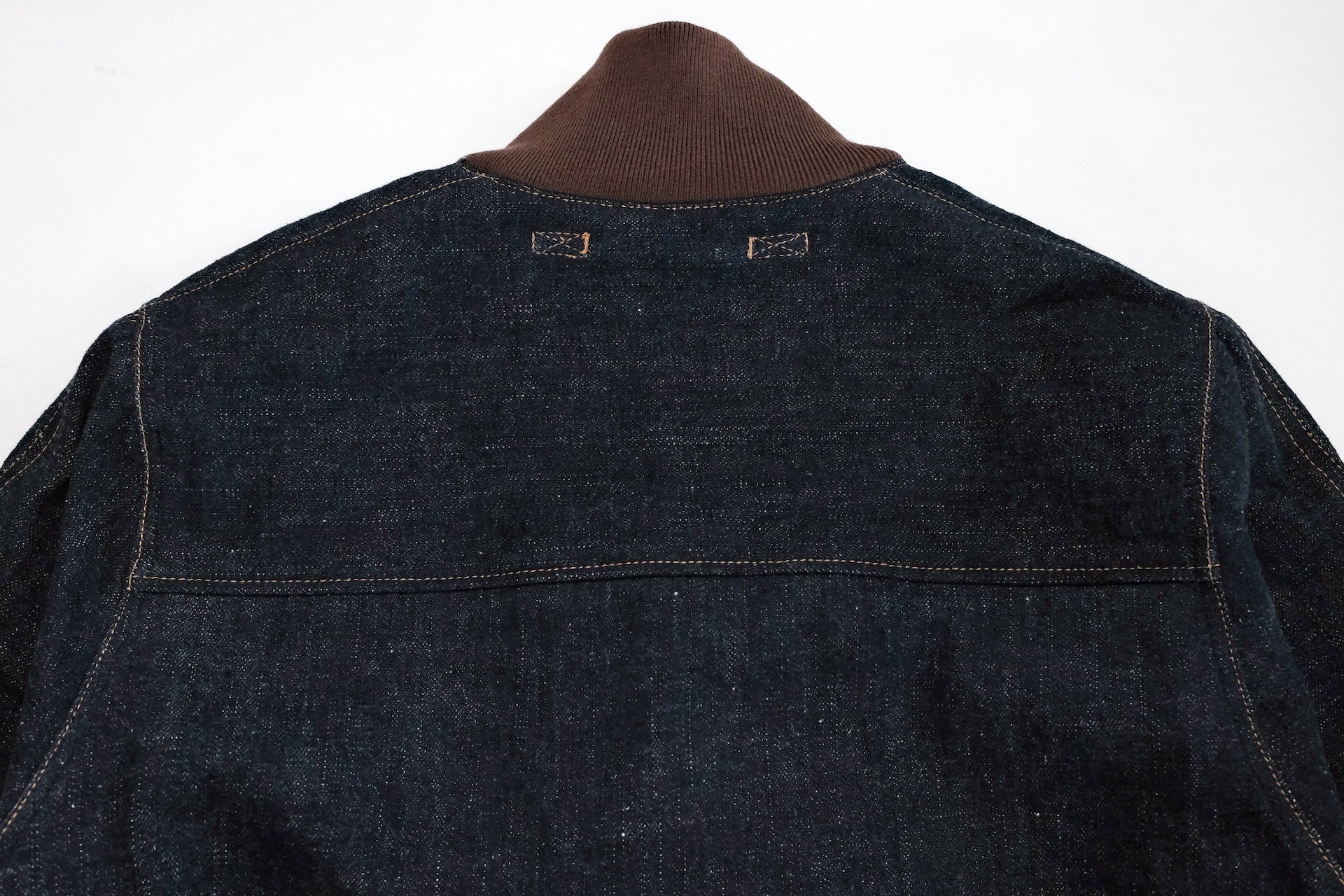 Samurai 17oz Indigo Dyed Denim A-1 Flight Jacket