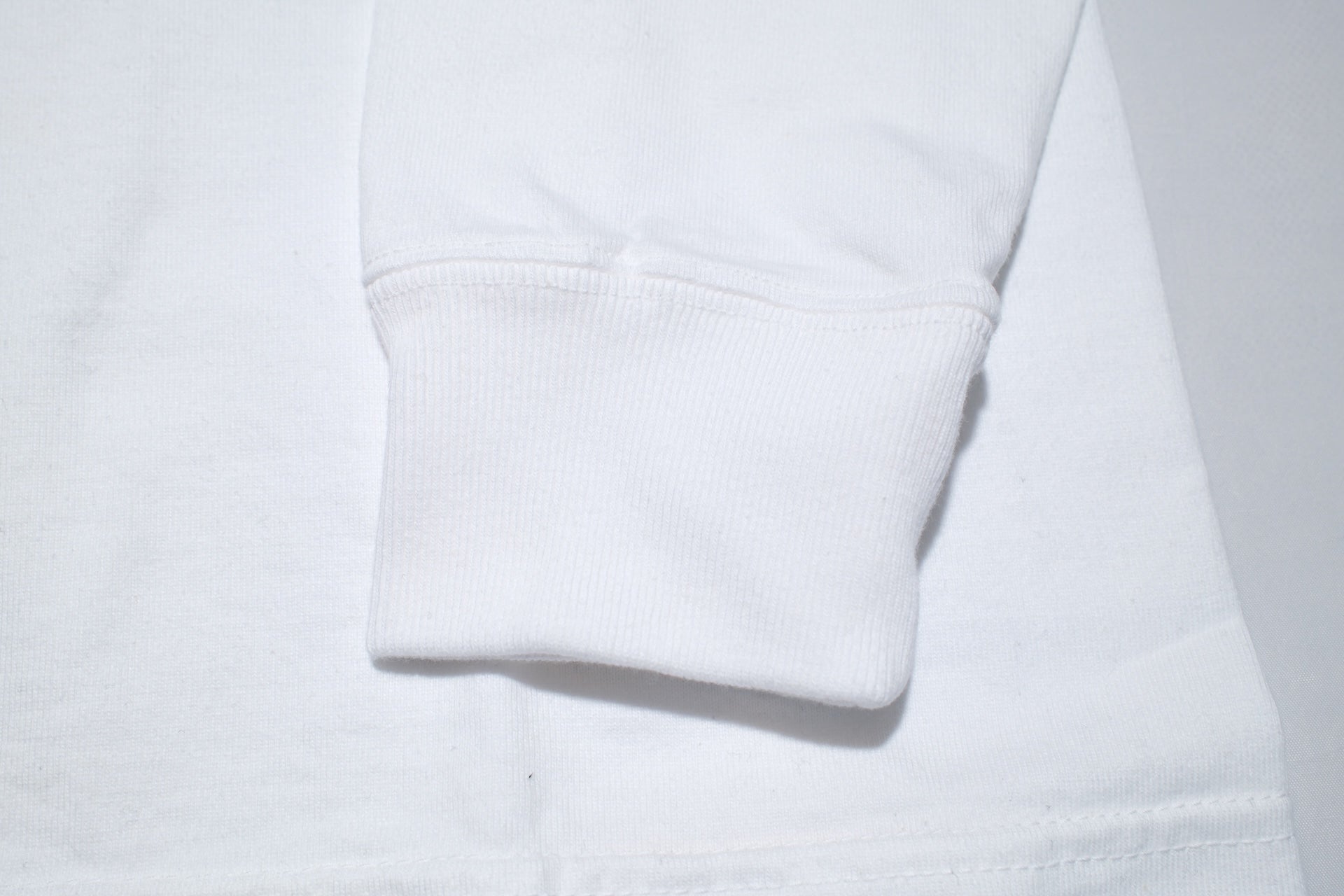 The Flat Head '26 Version 9oz Loopwheel L/S Plain Tee (White)