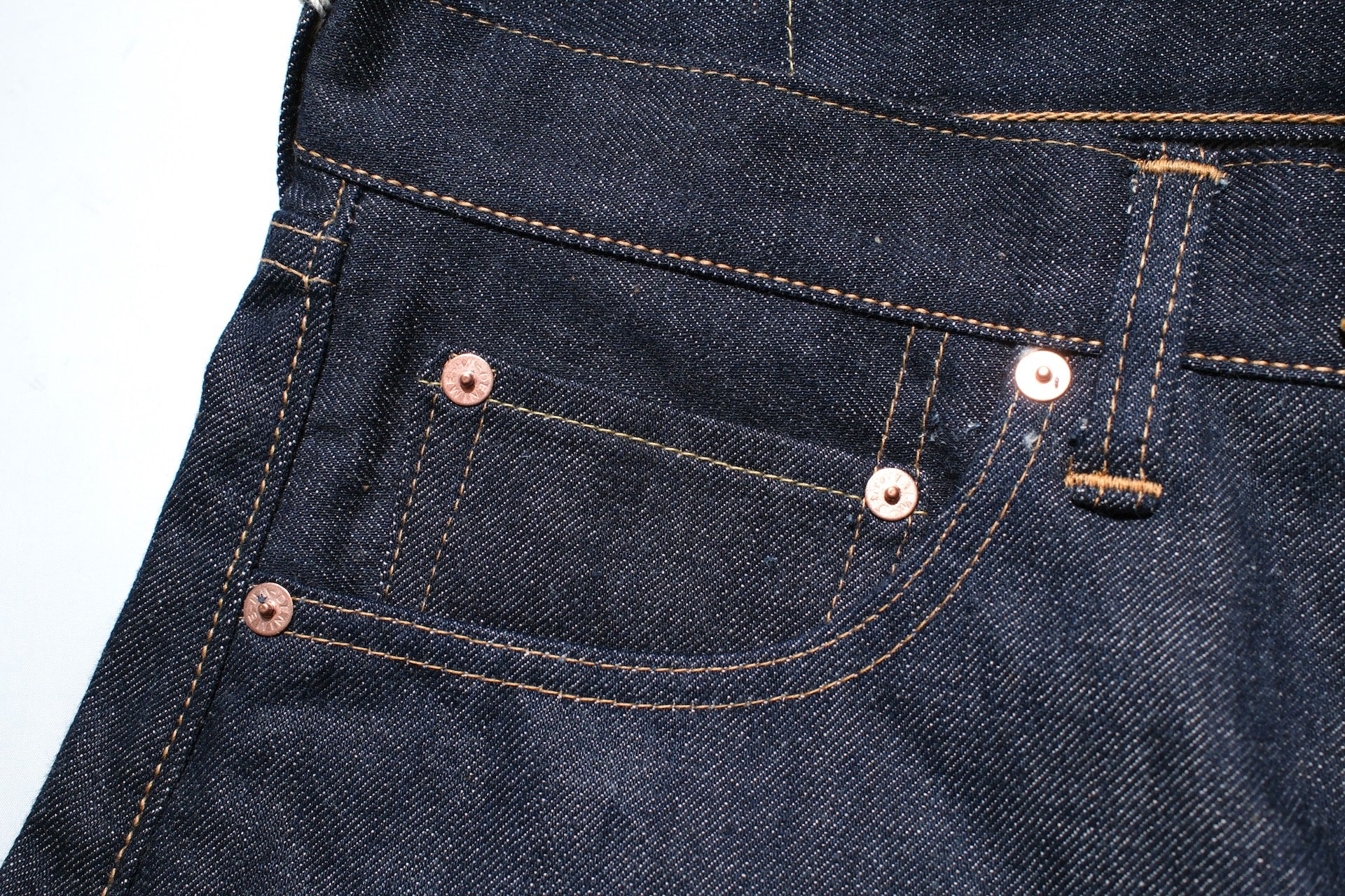 Denime X Warehouse Co. 14.5oz Indigo Dyed 220XX-54 Denim (Classic Straight fit)