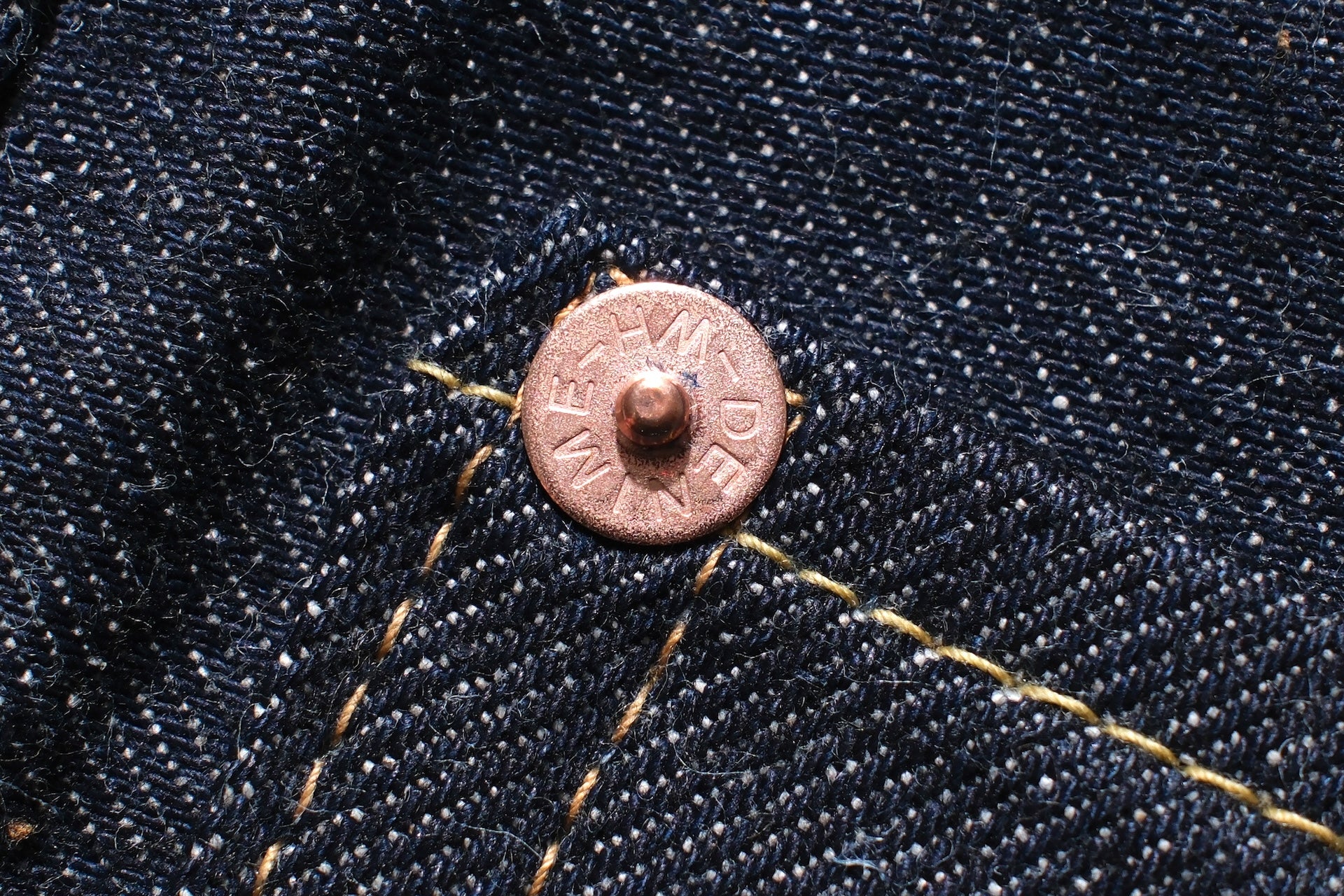 Denime X Warehouse Co. 14.5oz Indigo Dyed 220XX-54 Denim (Classic Straight fit)