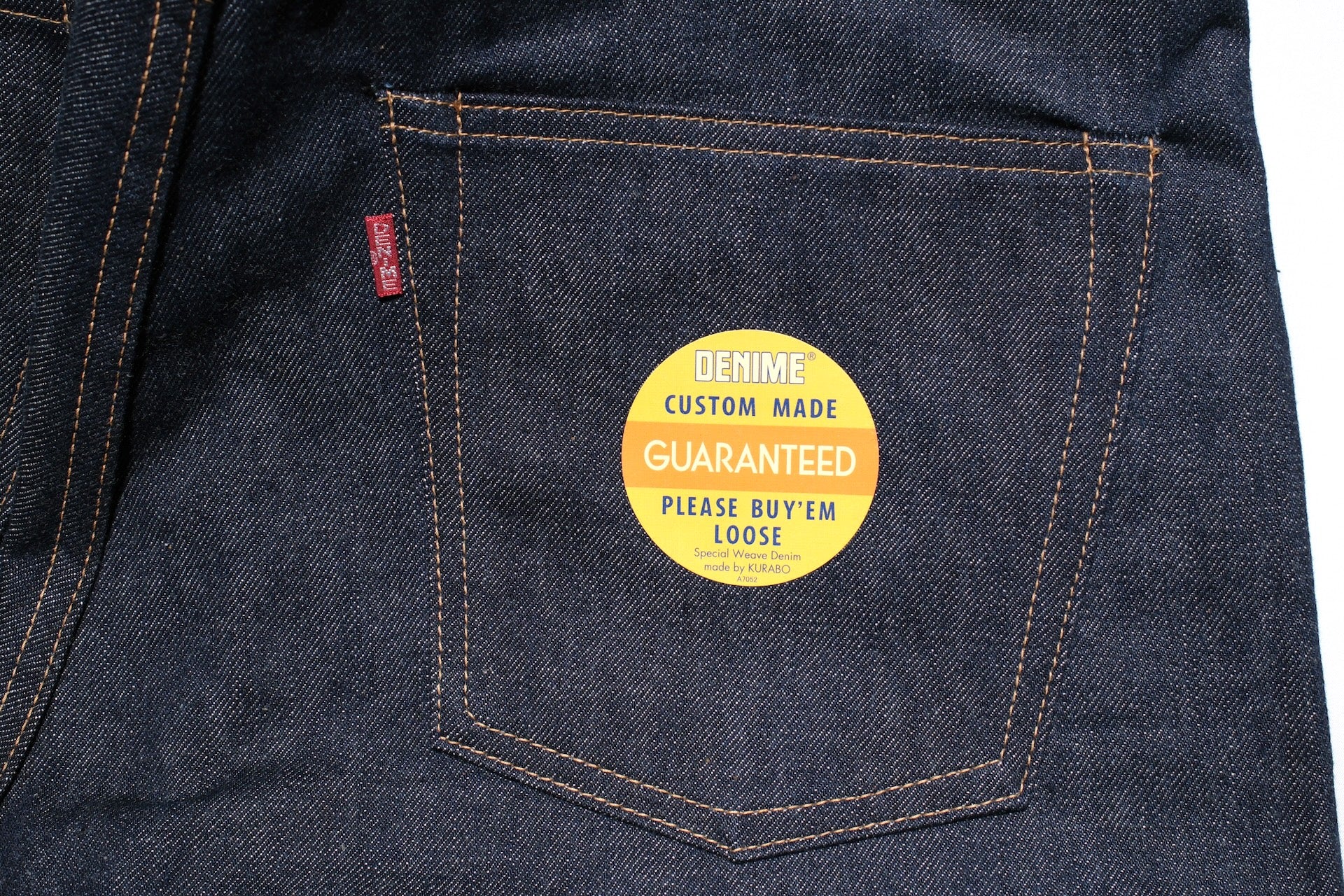 Denime X Warehouse Co. 14.5oz Indigo Dyed 220XX-54 Denim (Classic Straight fit)