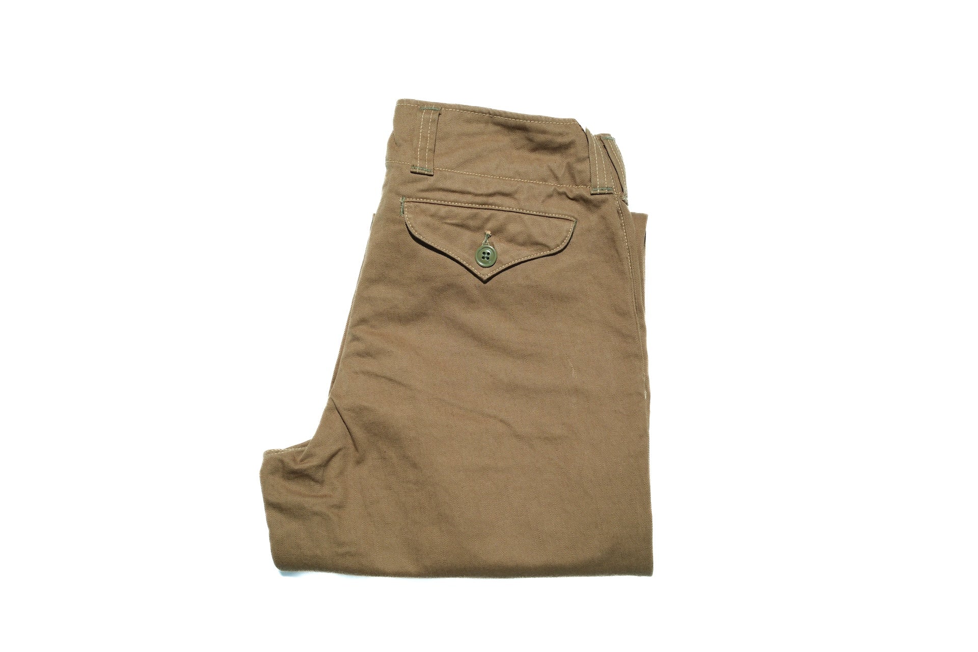 Freewheelers Heavyweight Cotton Drill "Aviators' Trousers" (Dark Khaki)