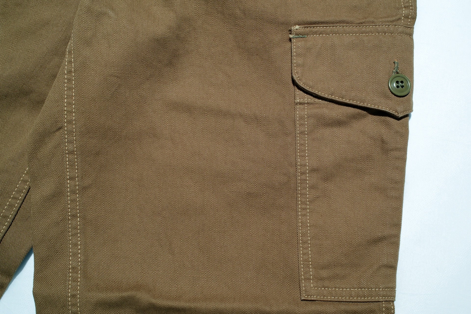 Freewheelers Heavyweight Cotton Drill "Aviators' Trousers" (Dark Khaki)
