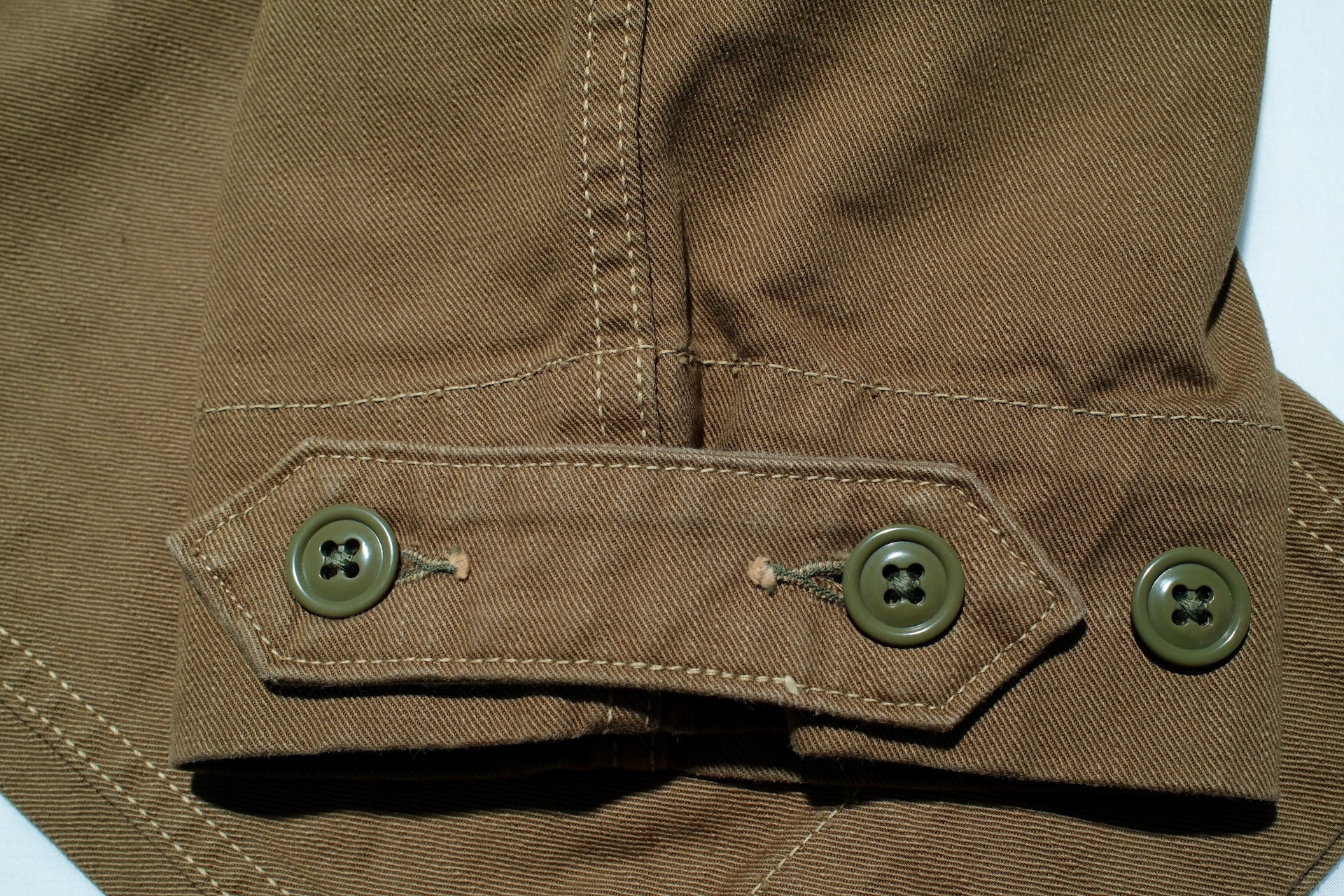 Freewheelers Heavyweight Cotton Drill "Aviators' Trousers" (Dark Khaki)