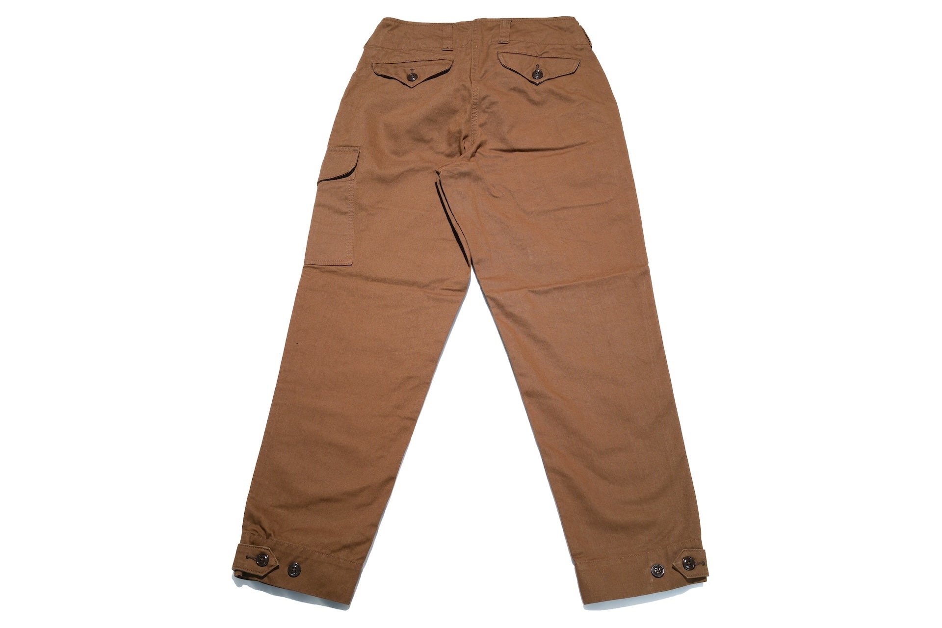 Freewheelers Heavyweight Cotton Drill "Aviators' Trousers" (Red Brown)