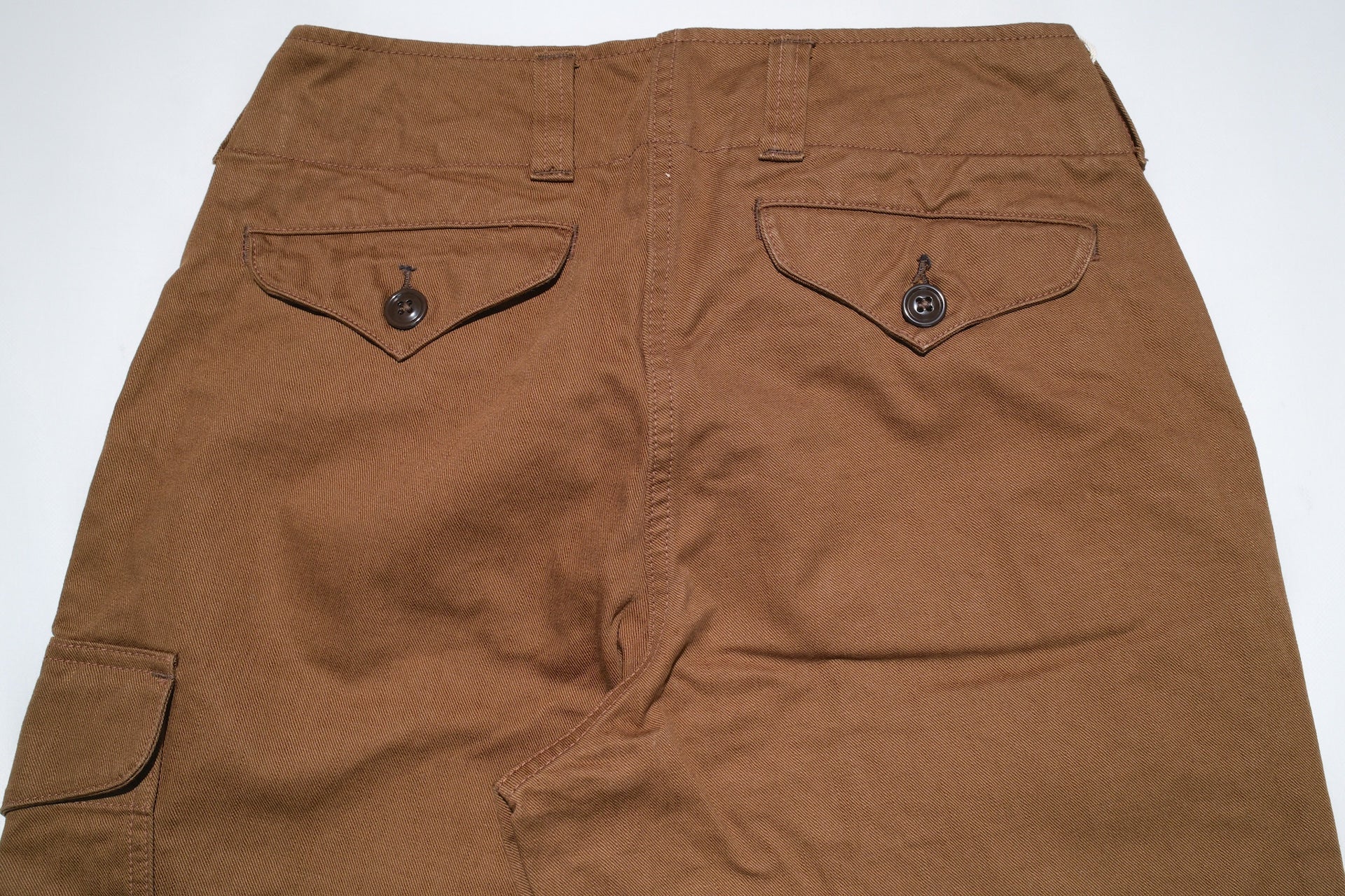 Freewheelers Heavyweight Cotton Drill "Aviators' Trousers" (Red Brown)