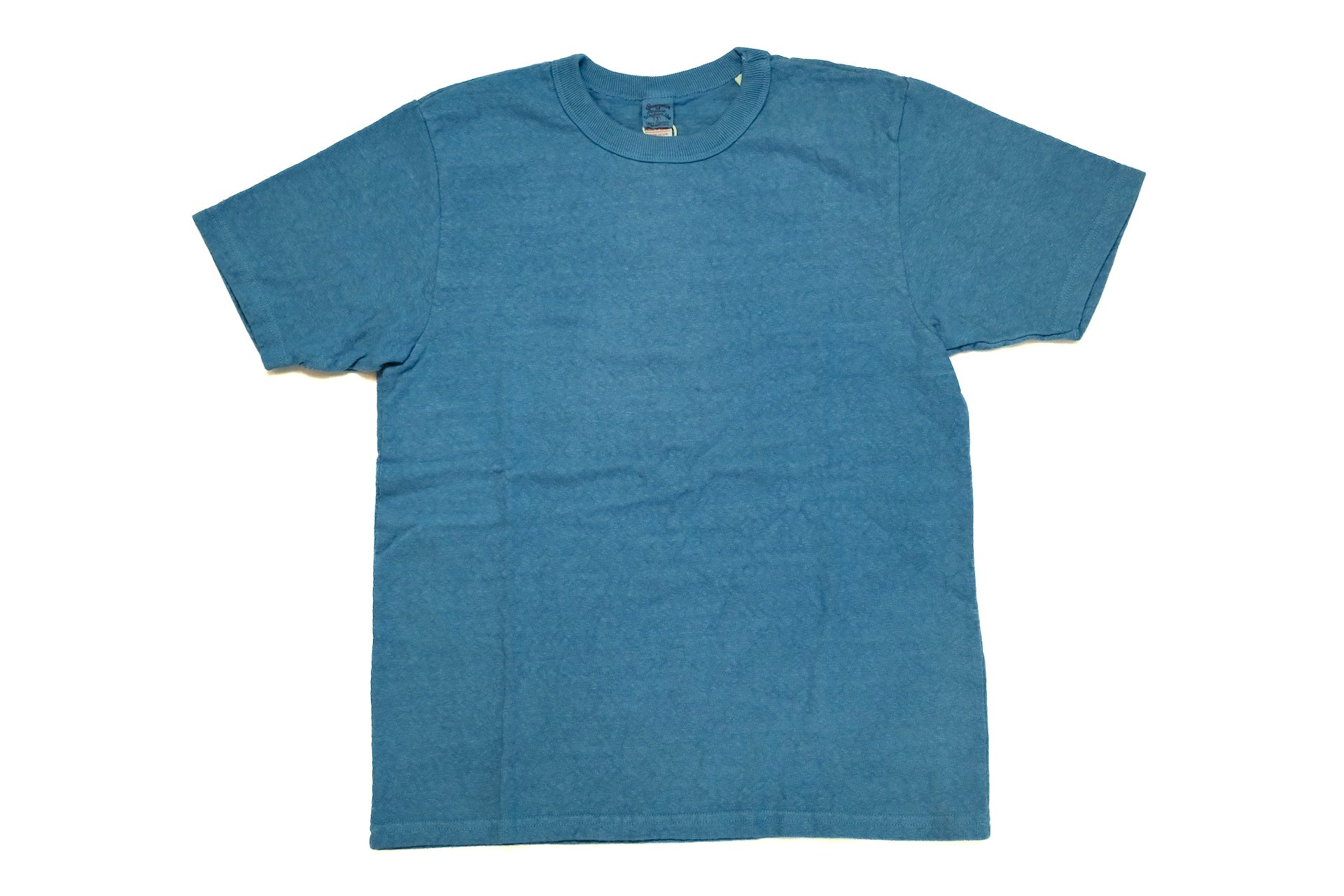 UES 9.5oz "NO.8 Slub Nep" Heavyweight Plain Tees (Turquoise Blue)