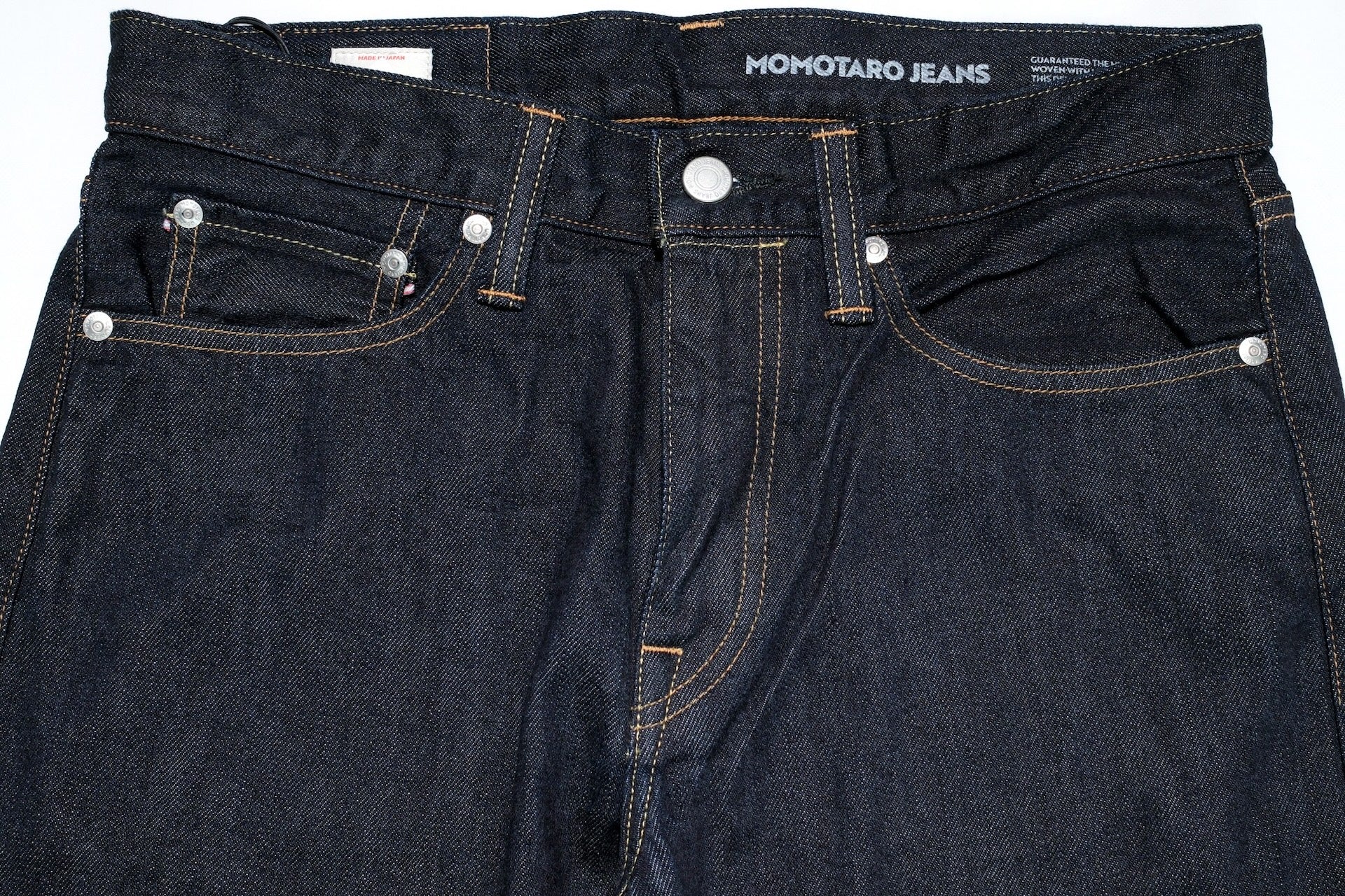 MOMOTARO JEANS 11oz Indigo Dyed "Silk-Touch" #200 Denim (New Tapered fit)