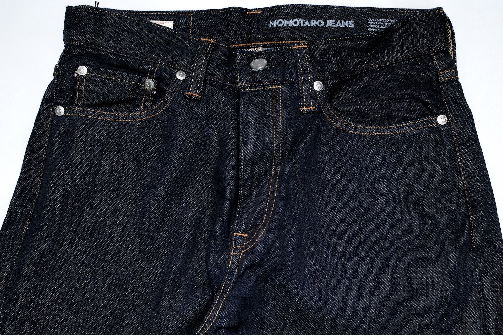 MOMOTARO JEANS 11oz Indigo Dyed "Silk-Touch" #100 Denim (Classic Straight fit)