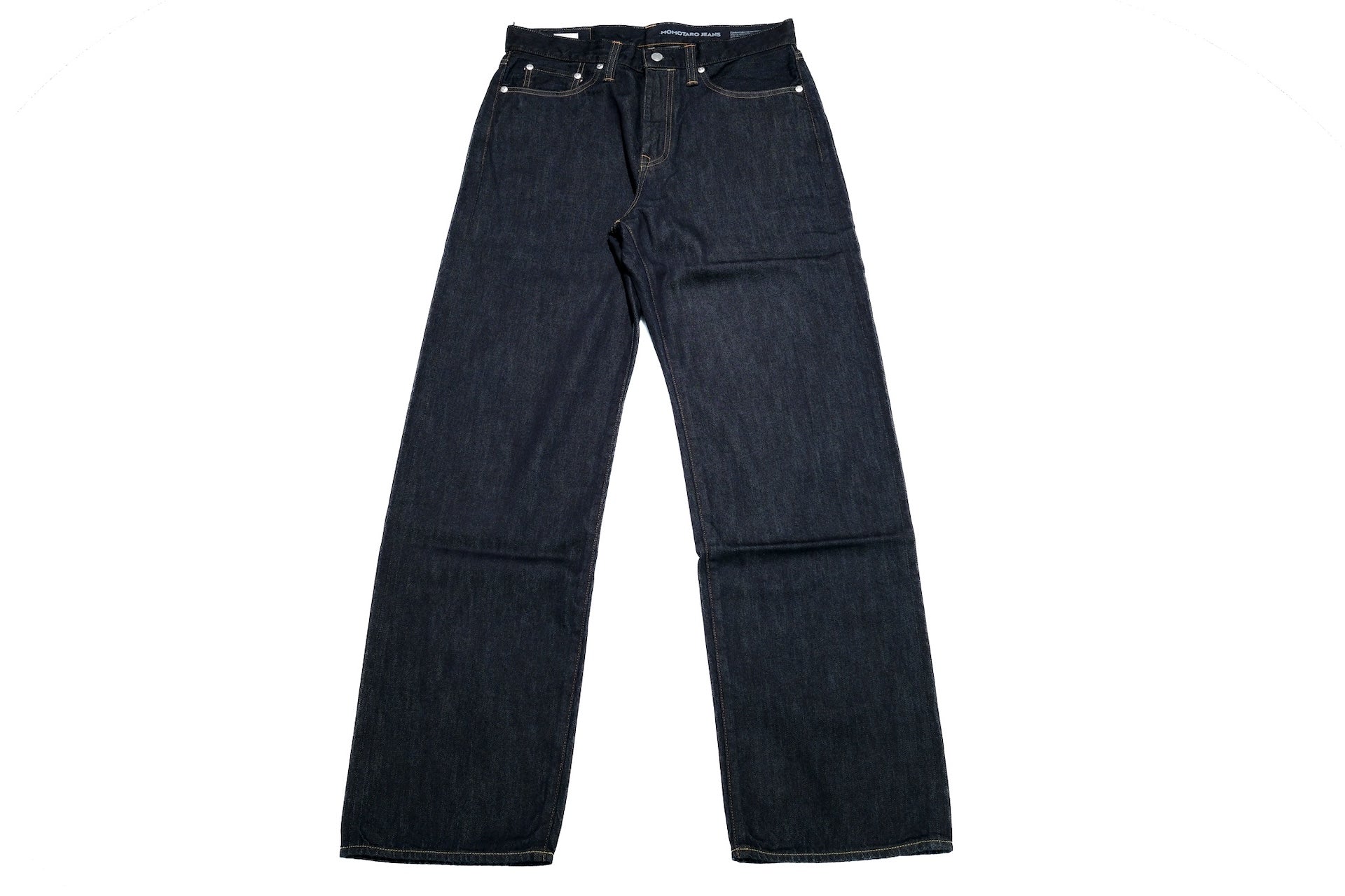 MOMOTARO JEANS 11oz Indigo Dyed "Silk-Touch" #400 Denim (Wide Straight fit)