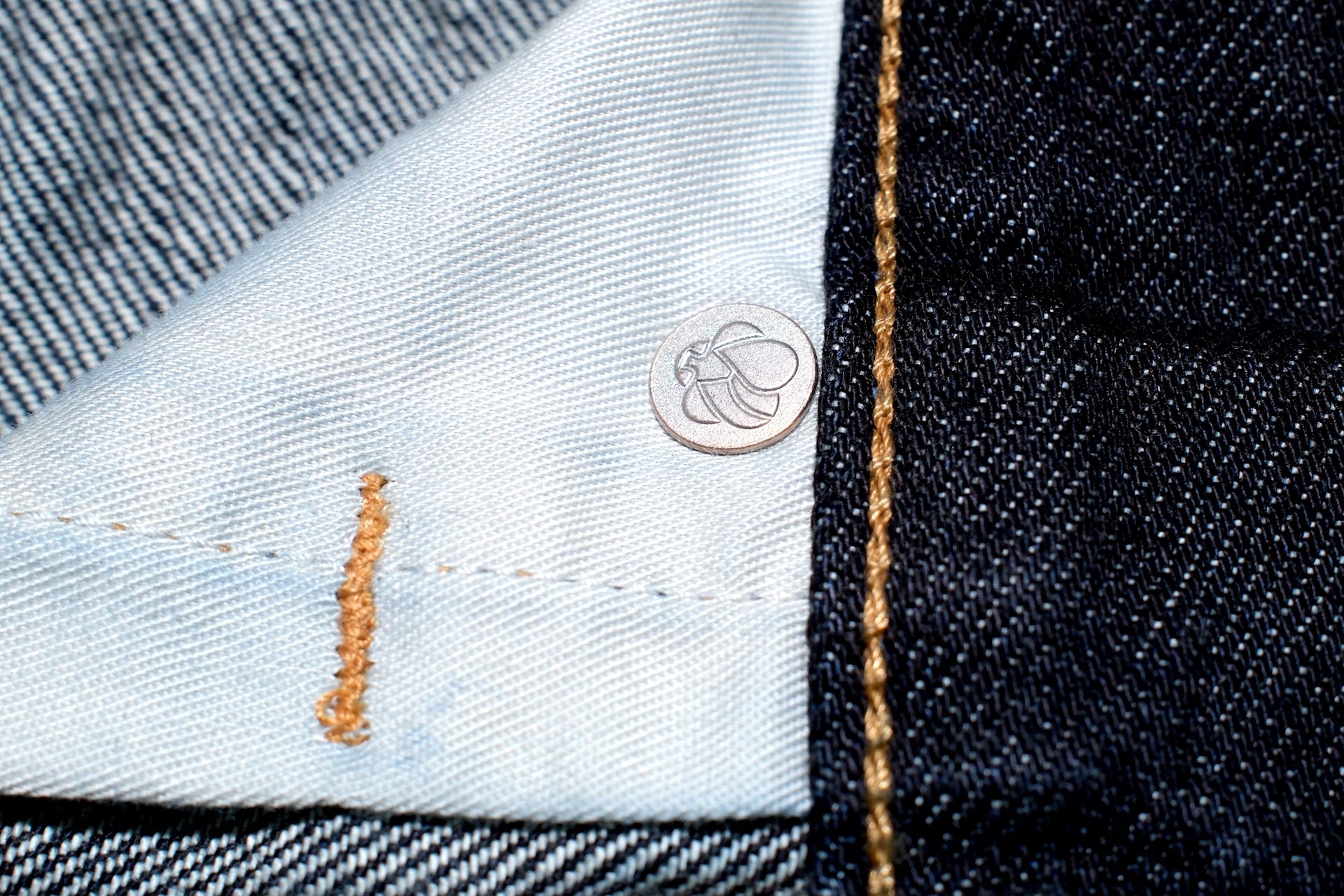 MOMOTARO JEANS 11oz Indigo Dyed "Silk-Touch" #100 Denim (Classic Straight fit)