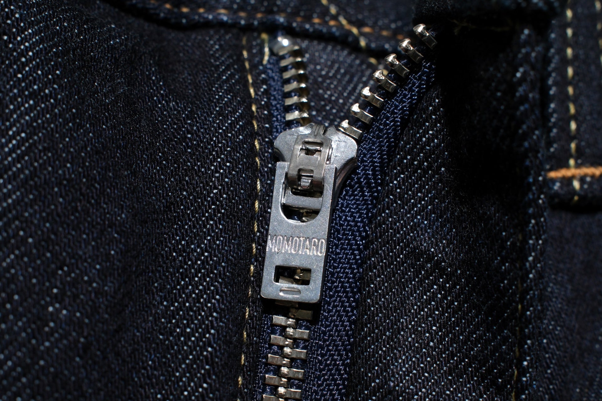 MOMOTARO JEANS 11oz Indigo Dyed "Silk-Touch" #400 Denim (Wide Straight fit)