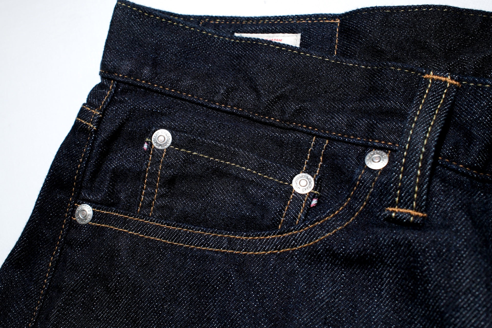 MOMOTARO JEANS 11oz Indigo Dyed "Silk-Touch" #400 Denim (Wide Straight fit)