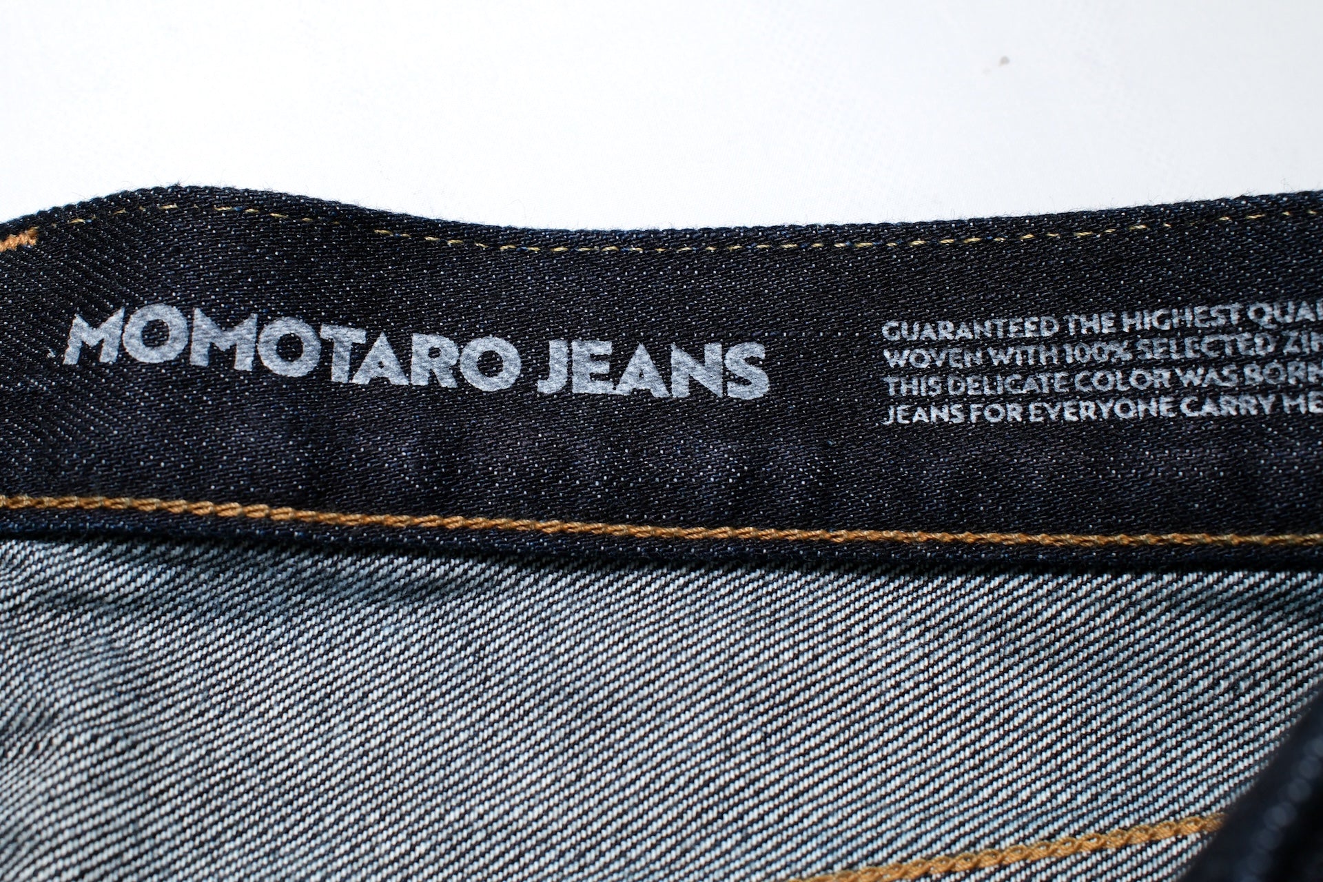 MOMOTARO JEANS 11oz Indigo Dyed "Silk-Touch" #400 Denim (Wide Straight fit)
