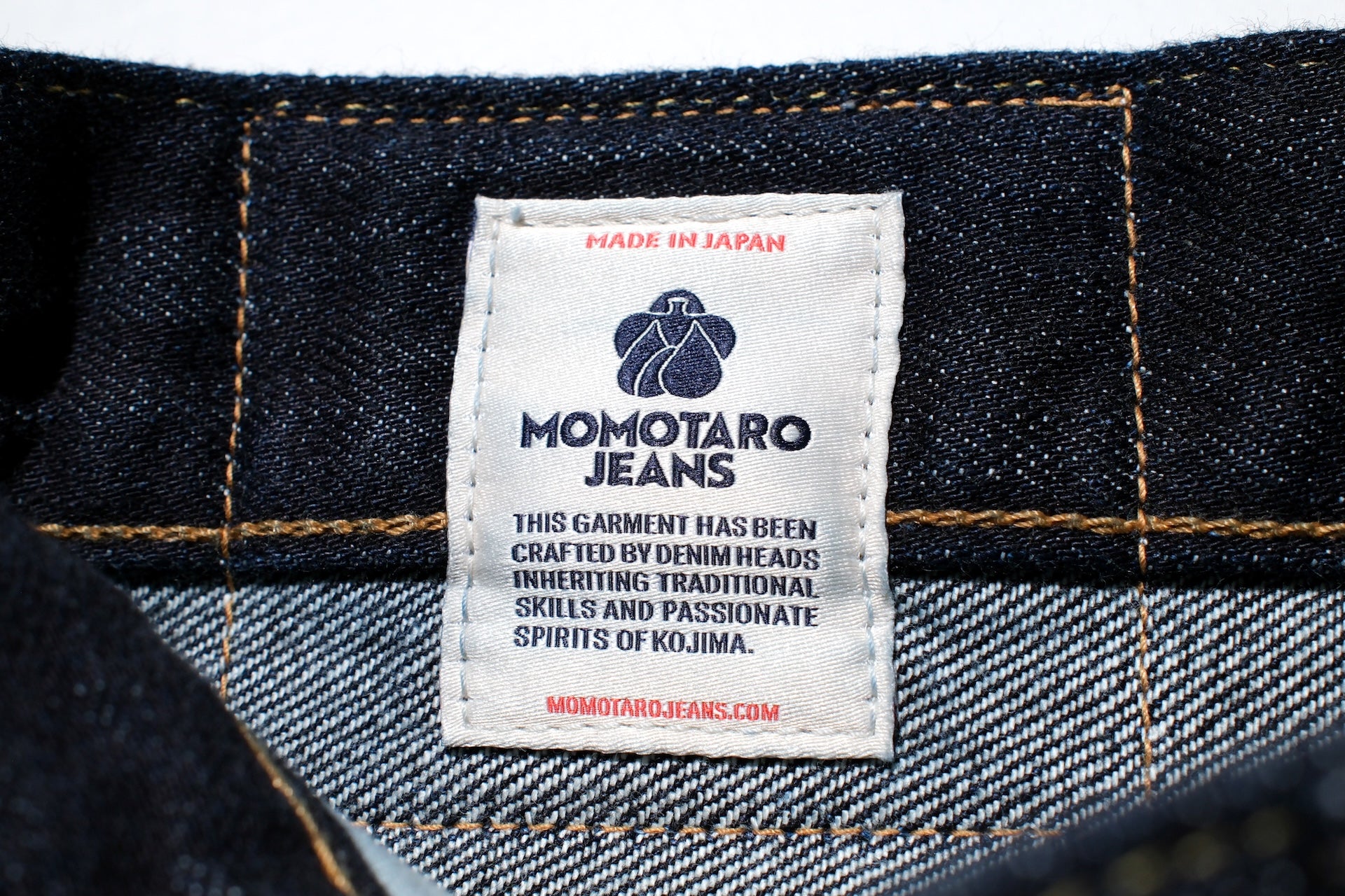 MOMOTARO JEANS 11oz Indigo Dyed "Silk-Touch" #400 Denim (Wide Straight fit)