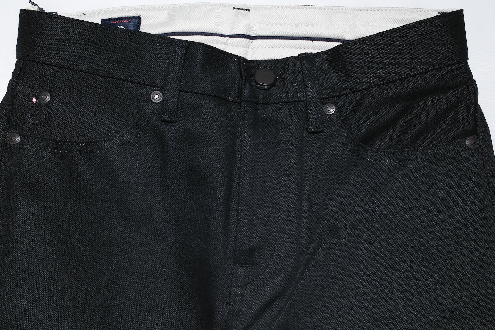 MOMOTARO JEANS 14.7oz "Tokuno Black" #Z200 Denim (New Tapered fit)