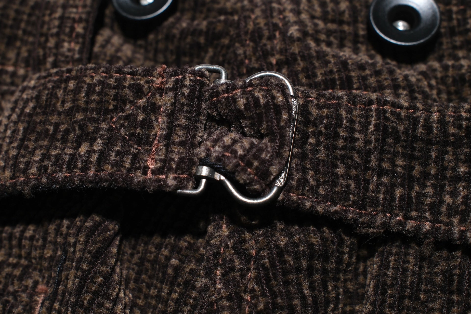 Freewheelers “Yellowstone” Striped Corduroy Hunting Trousers (Grained Brown)