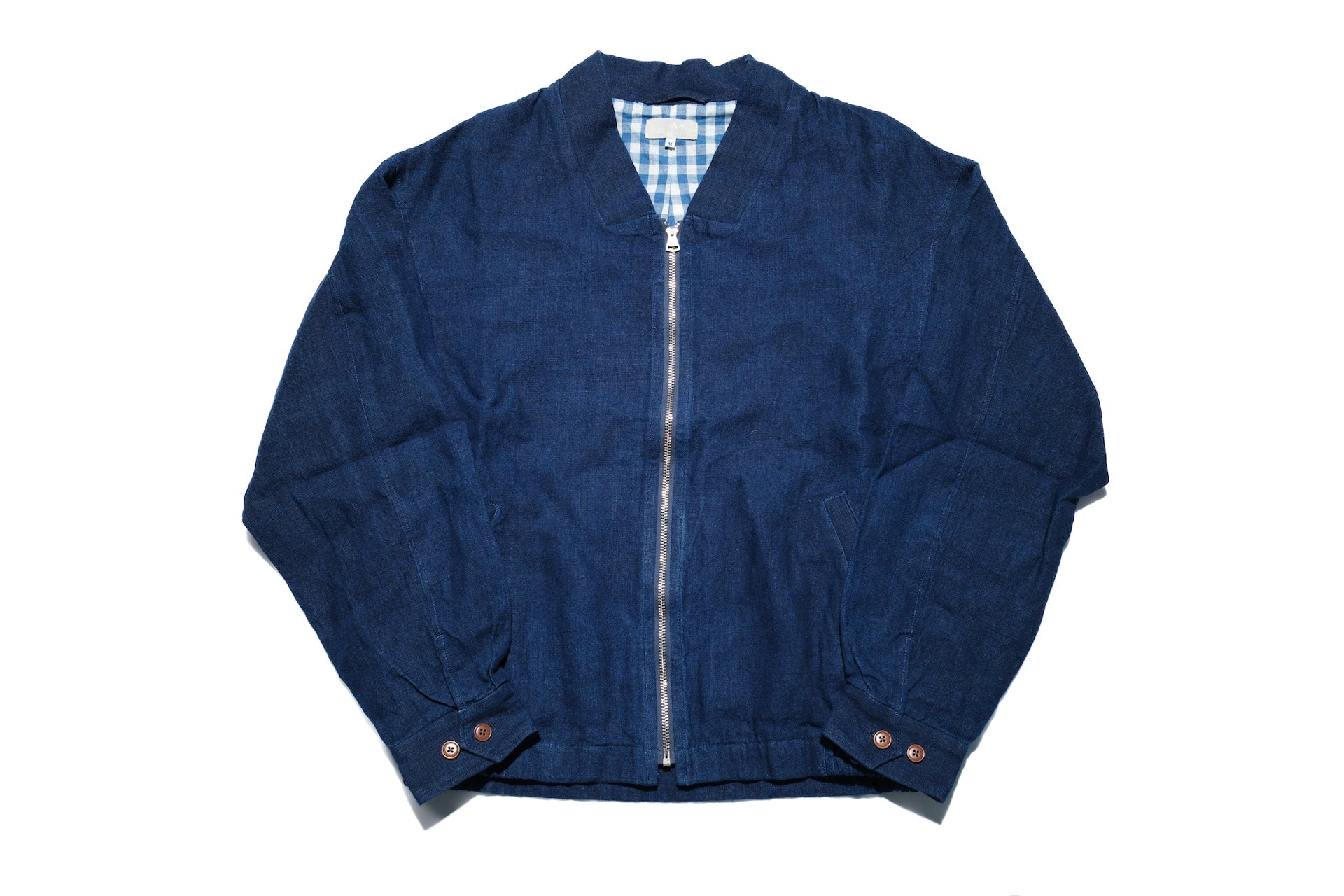Maru Sankaku Peke “Aizome-Kimono-Style” Sports Jacket