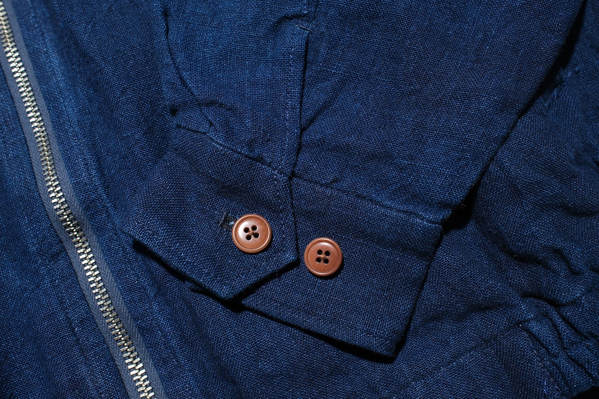 Maru Sankaku Peke “Aizome-Kimono-Style” Sports Jacket