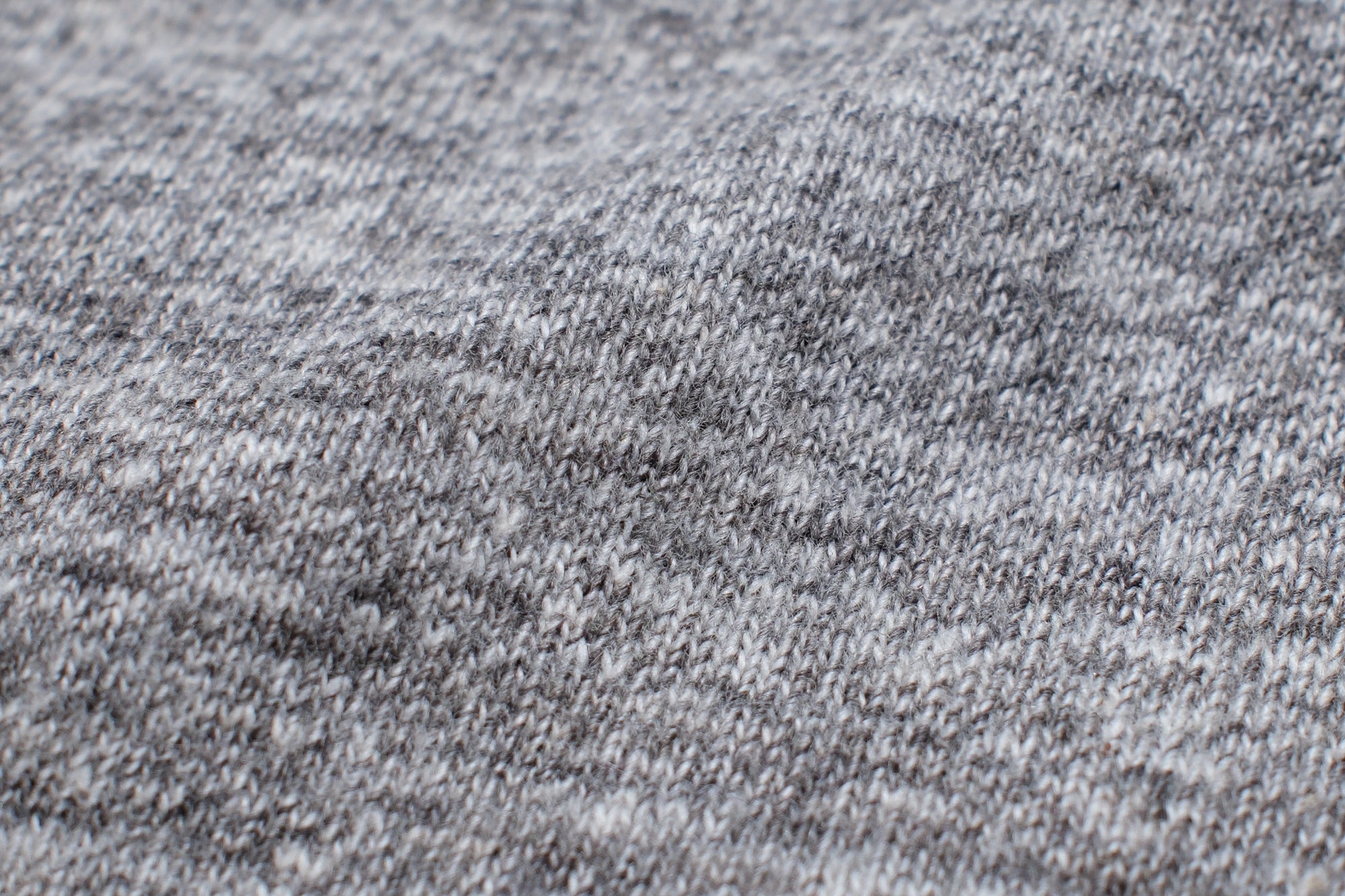 RAGGY CLOTHING 6oz "Old Americana" Loopwheeled Tee (Mottled Grey)