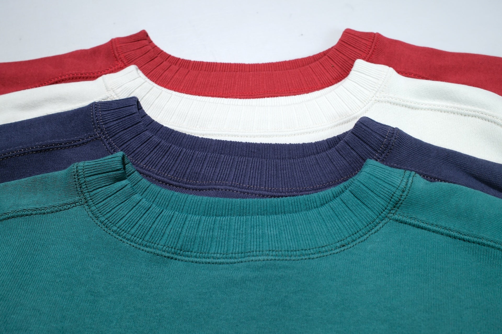 John Gluckow X Warehouse Co. 10oz Loopwheeled "The Albert" Sweatshirt (Turquoise Green)