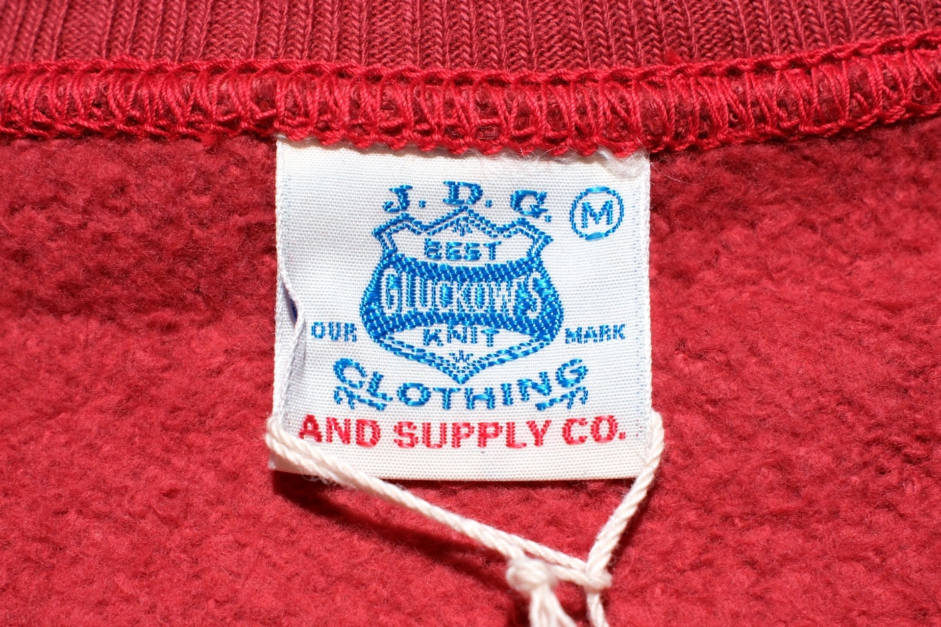 John Gluckow X Warehouse Co. 10oz Loopwheeled "The Albert" Sweatshirt (Apple Red)