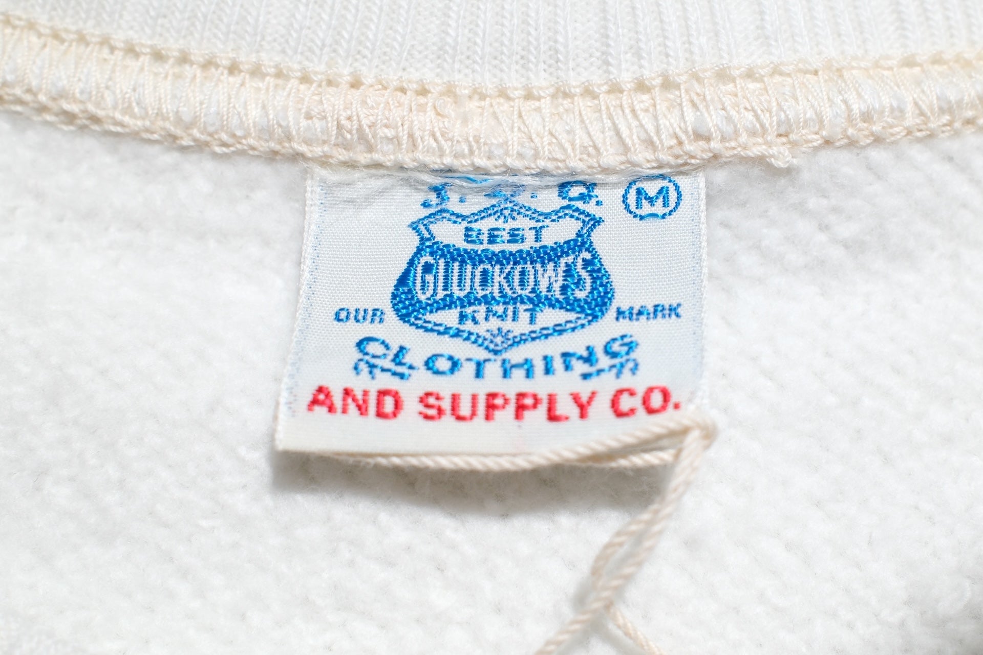 John Gluckow X Warehouse Co. 10oz Loopwheeled "The Albert" Sweatshirt (Off White)