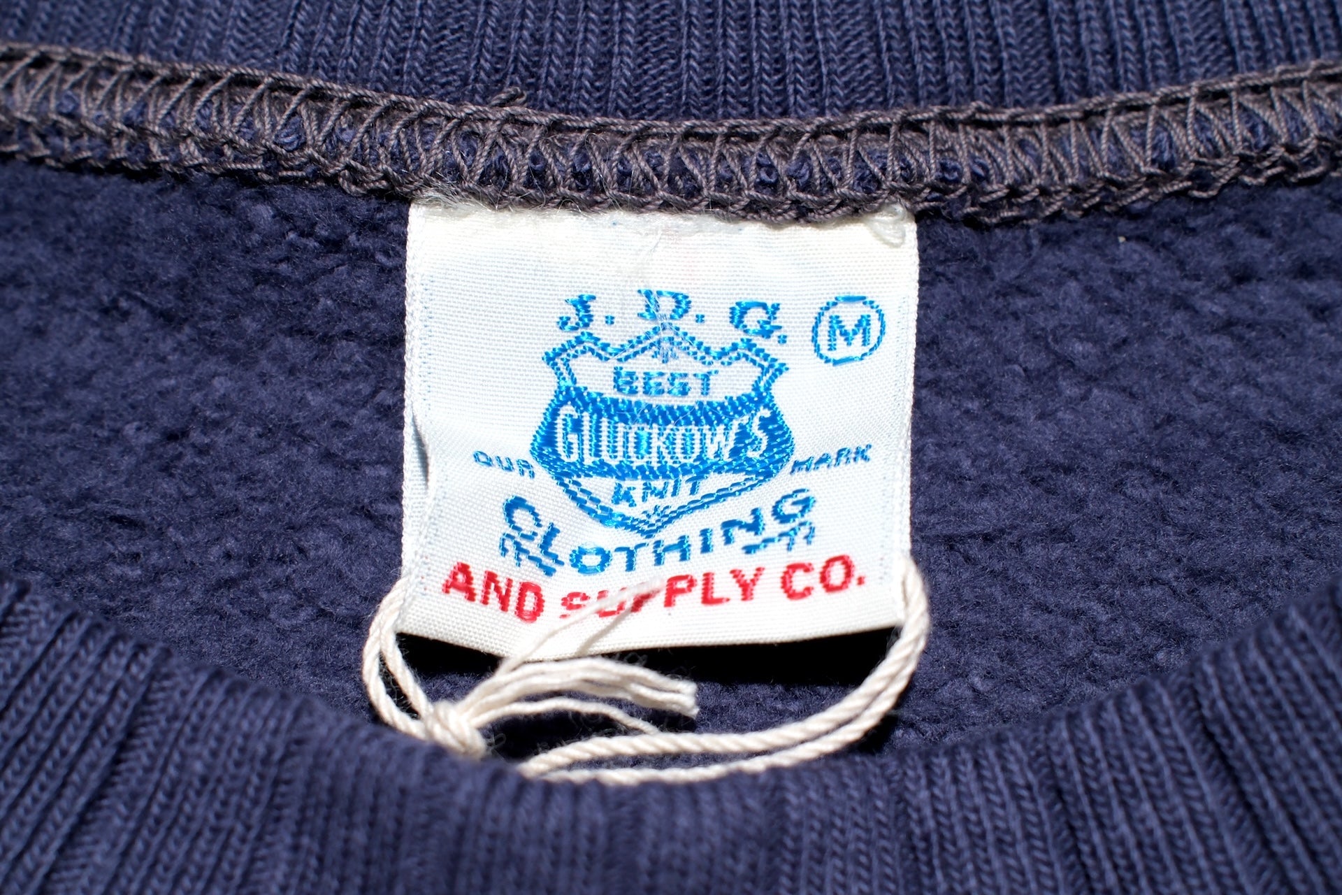 John Gluckow X Warehouse Co. 10oz Loopwheeled "The Albert" Sweatshirt (Vintage Navy)