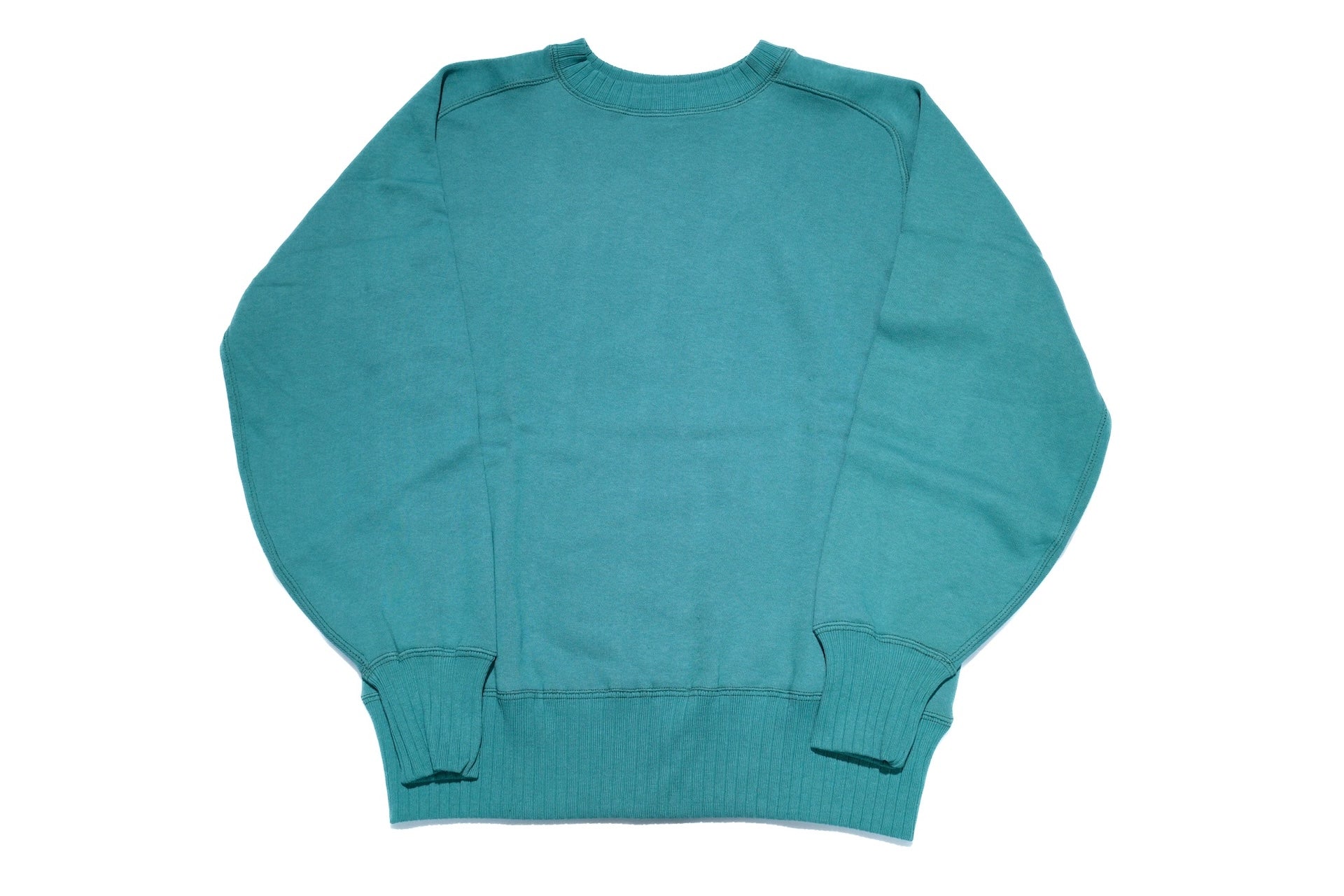 John Gluckow X Warehouse Co. 10oz Loopwheeled "The Albert" Sweatshirt (Turquoise Green)