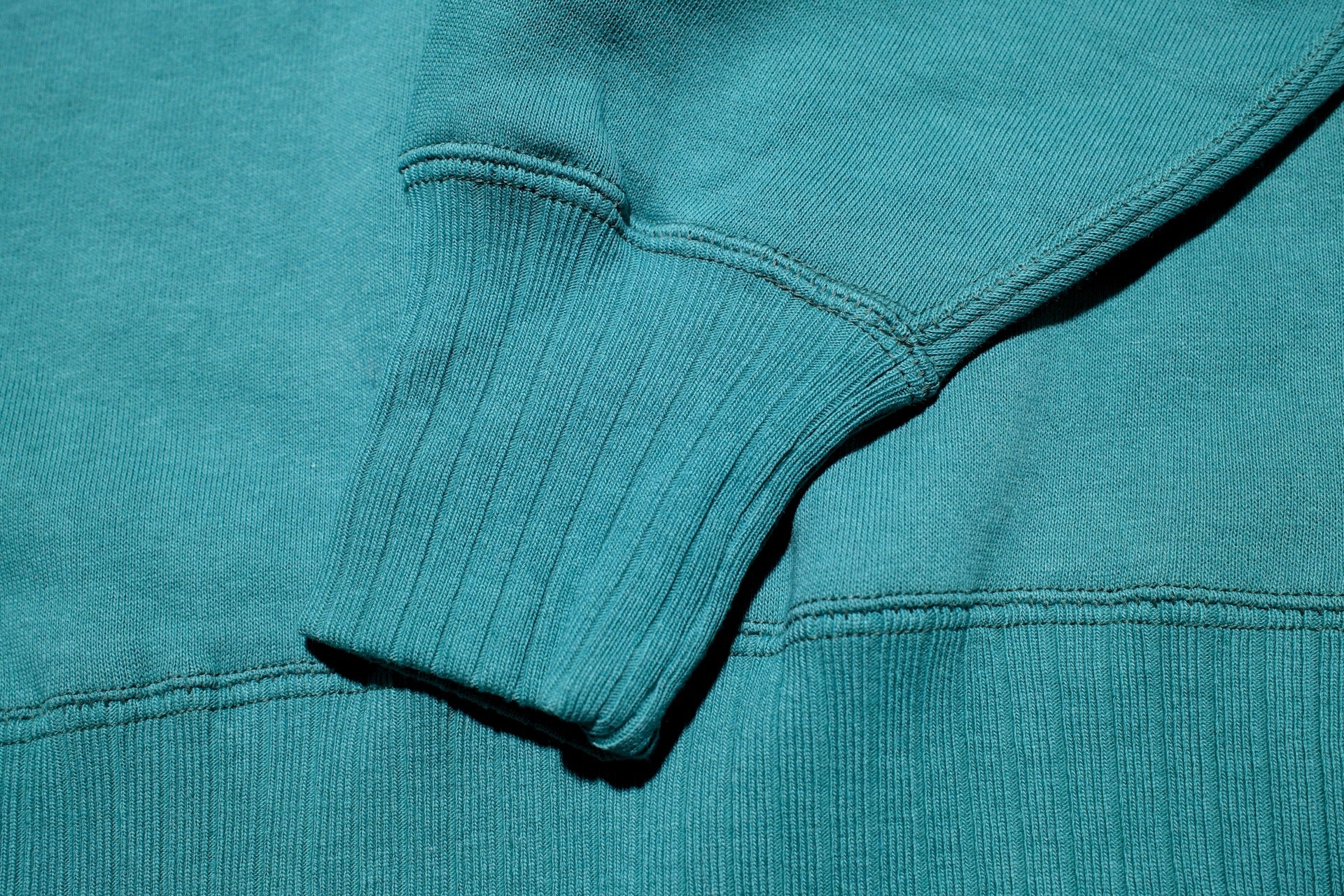 John Gluckow X Warehouse Co. 10oz Loopwheeled "The Albert" Sweatshirt (Turquoise Green)