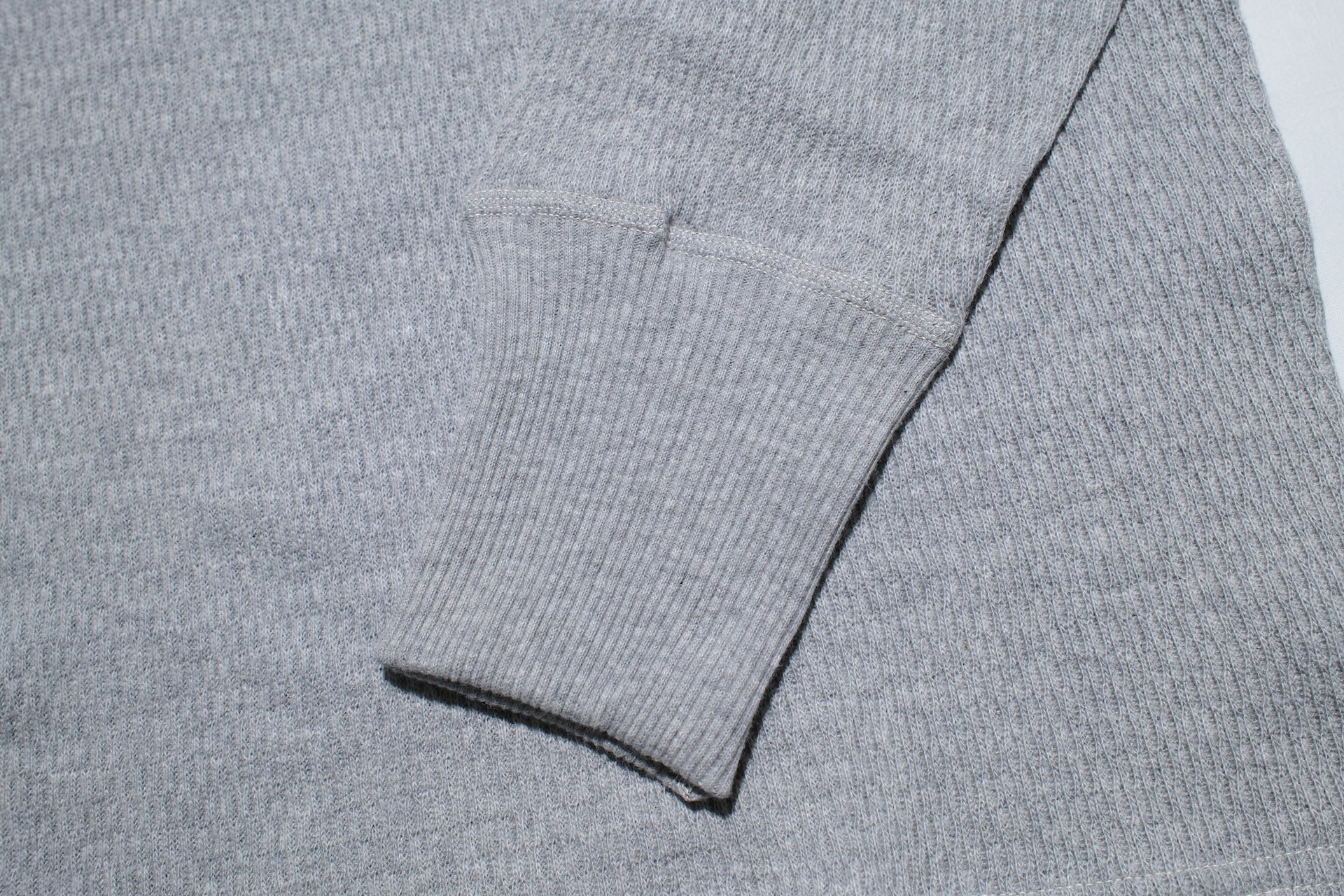 Warehouse Co. "Waffle-Knit" Henley L/S Thermal (Grey)