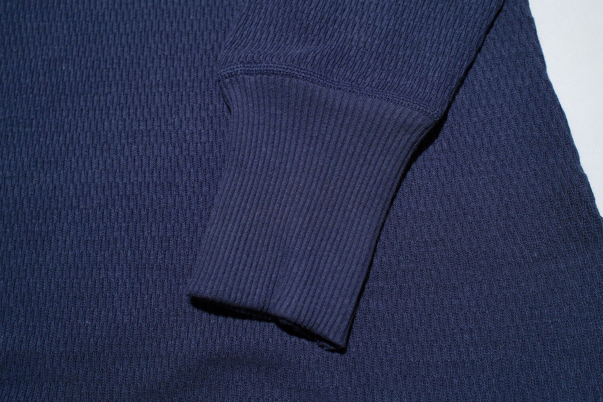 Warehouse Co. "Waffle-Knit" Henley L/S Thermal (Navy)