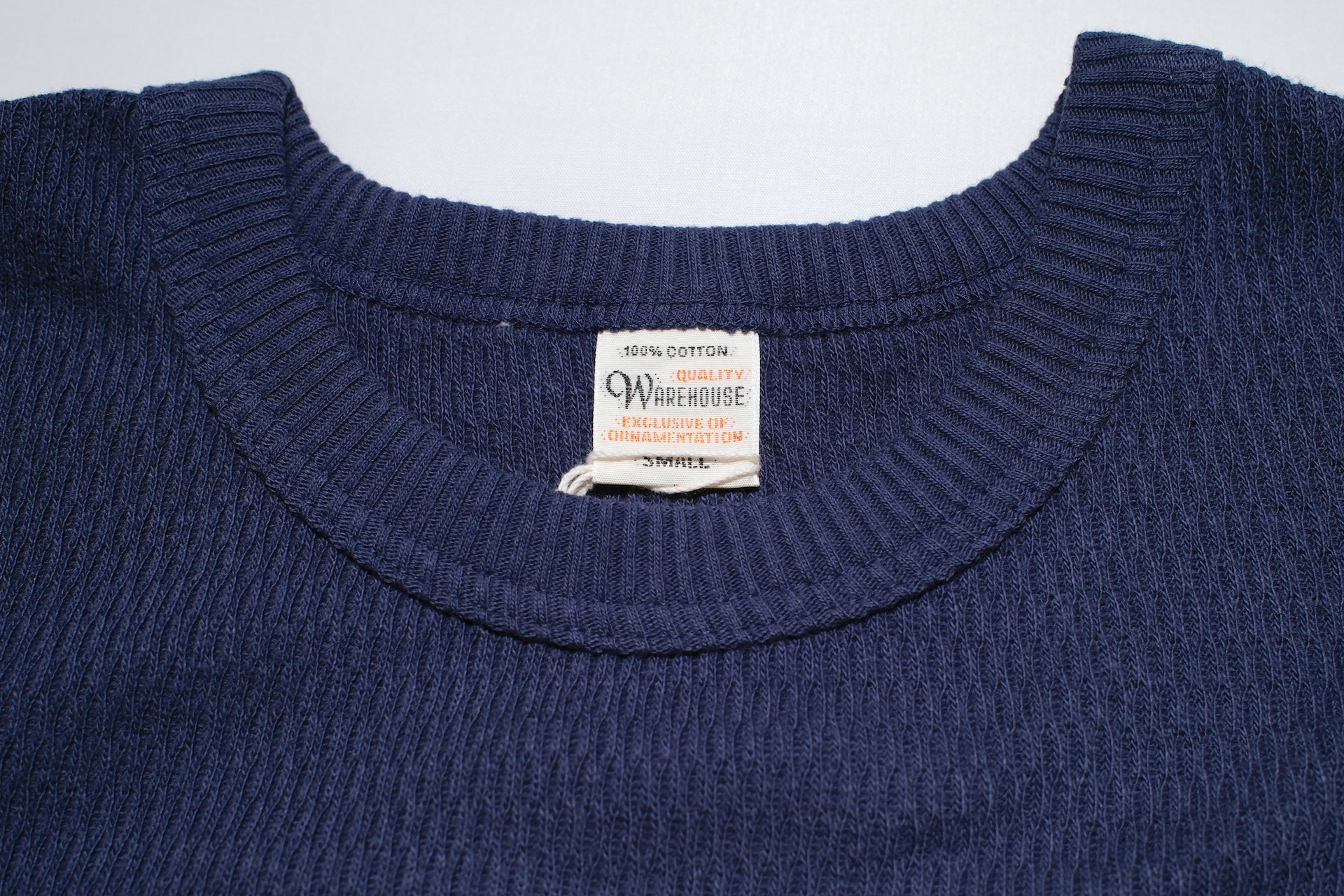 Warehouse Co. "Waffle-Knit" Plain L/S Thermal (Navy)