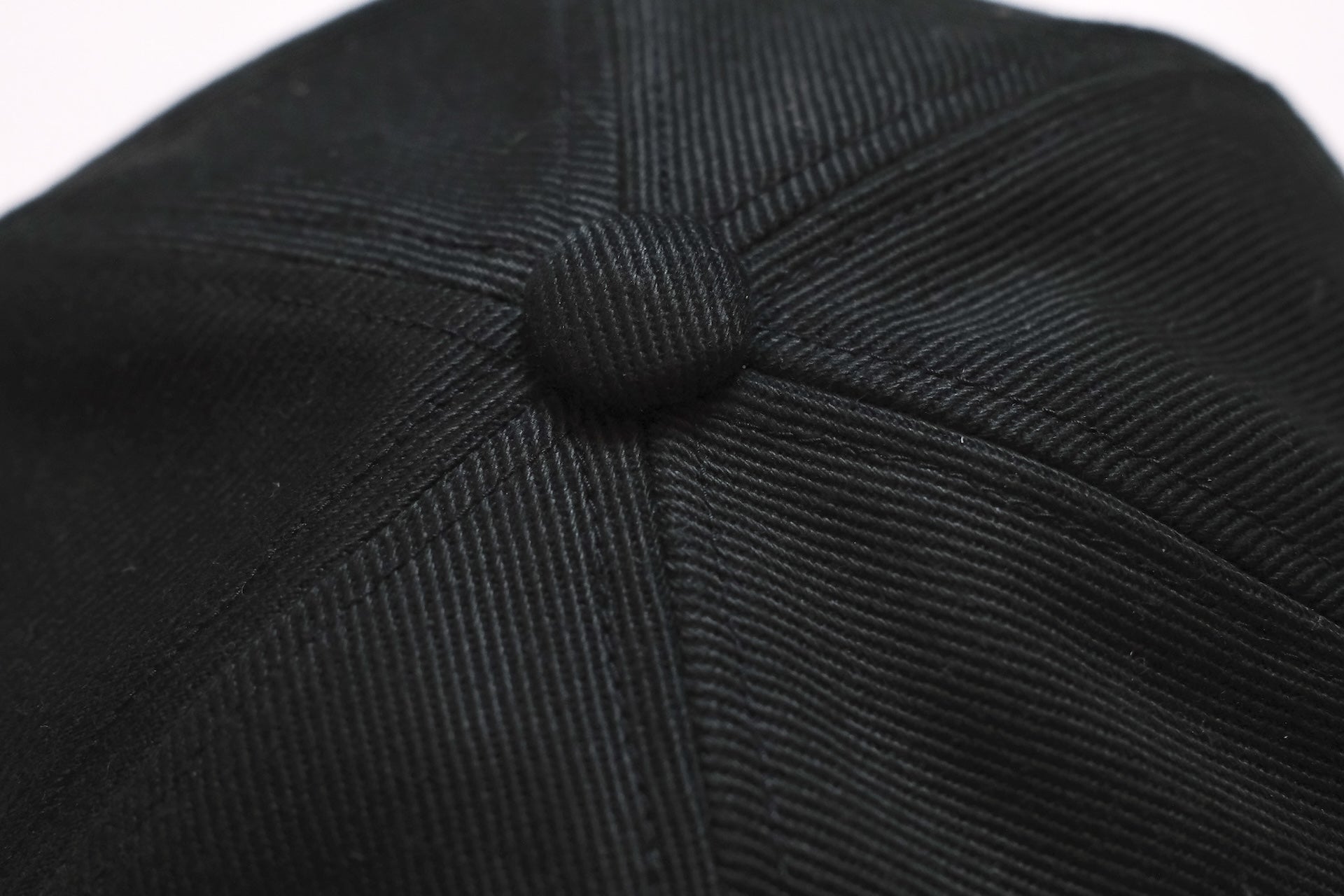 BONCOURA English Twill US Navy Cap (Pure Black)